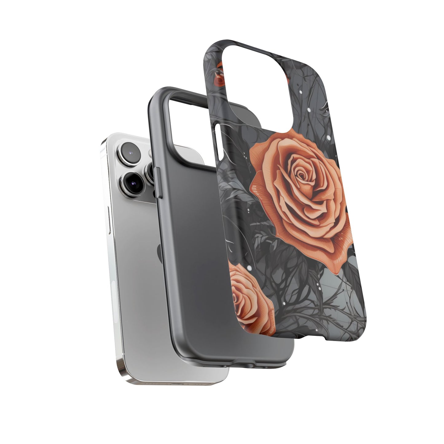 Mystic Noir Rose Mobile Case