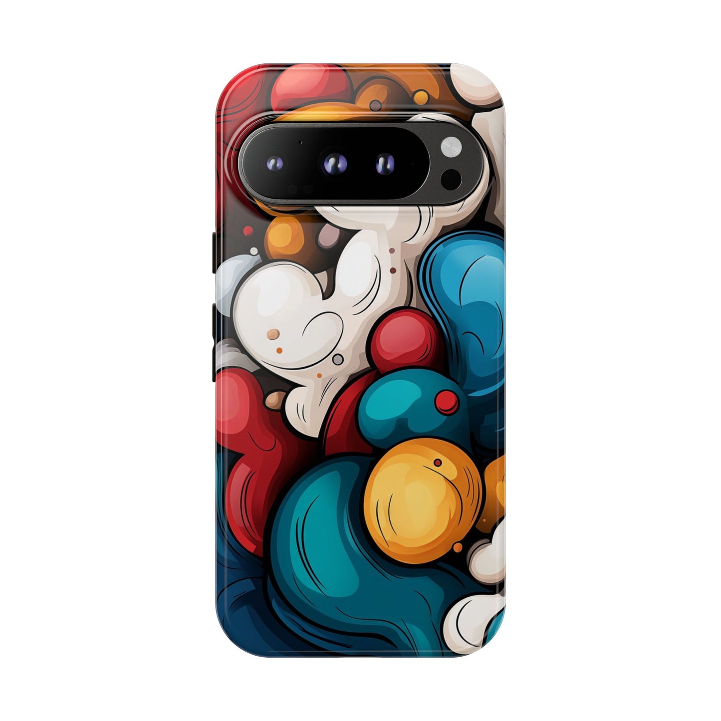 Color Burst – Bold Abstract Bubble Phone Case for iPhone, Samsung & Pixel
