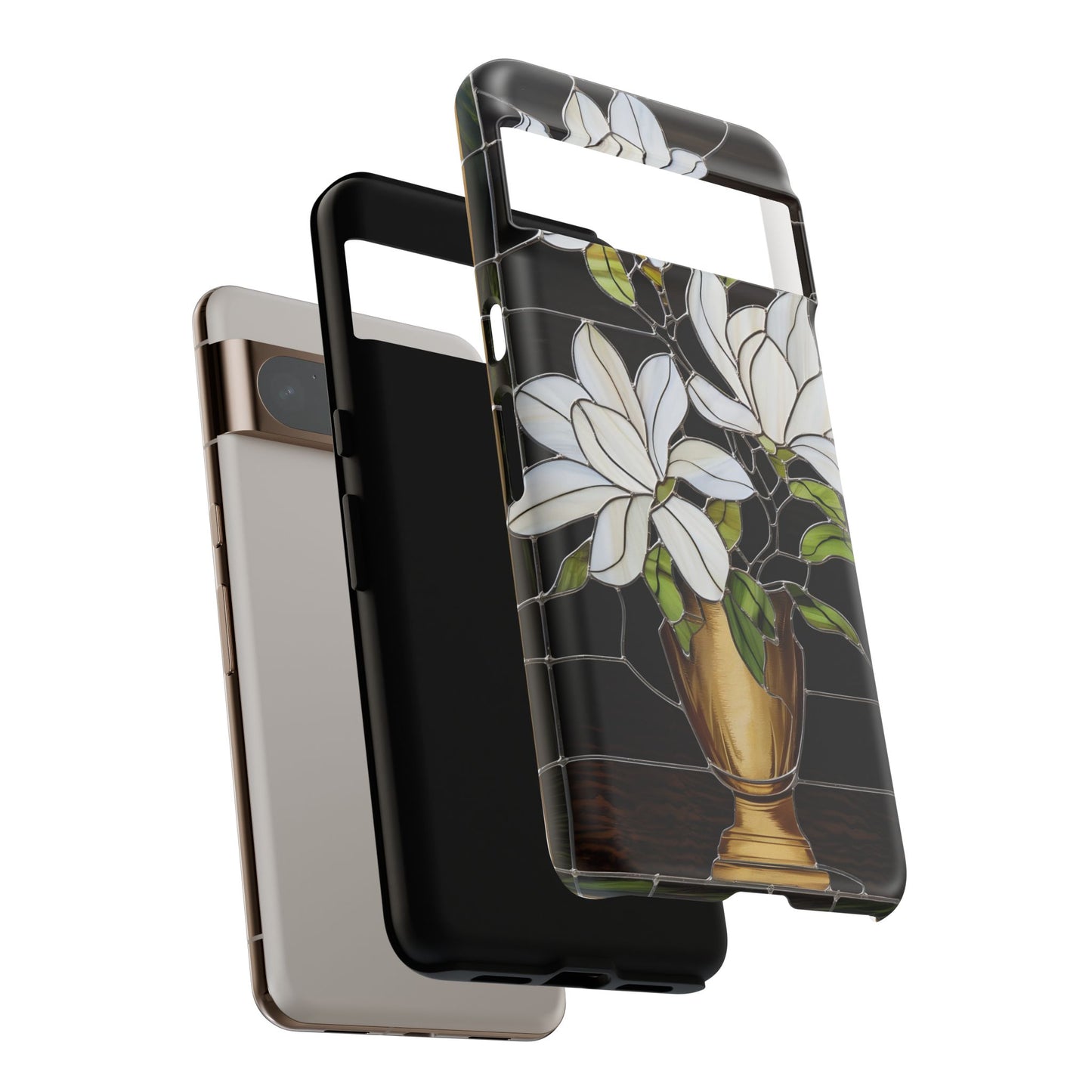 Stained Glass Floral Phone Case