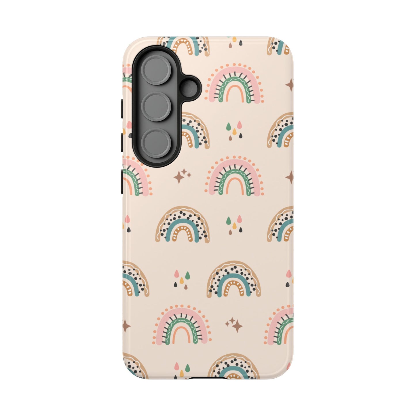 Retro Rainbow Phone Case β Vintage Aesthetic Cover for iPhone, Samsung & Google Pixel