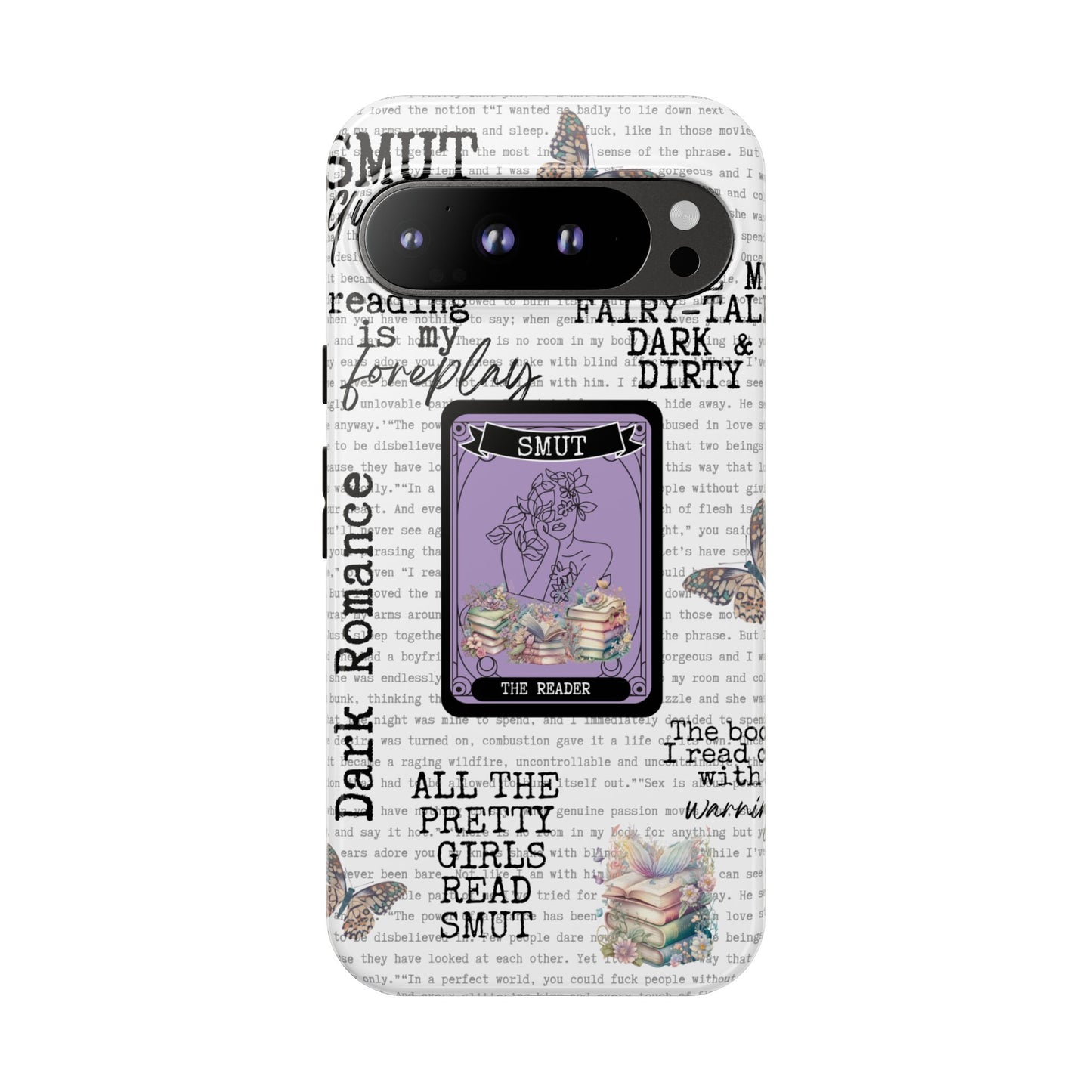 Smut Queen Phone Case β iPhone, Samsung & Google Pixel Cute Bookish Cover, Book Lover Gift