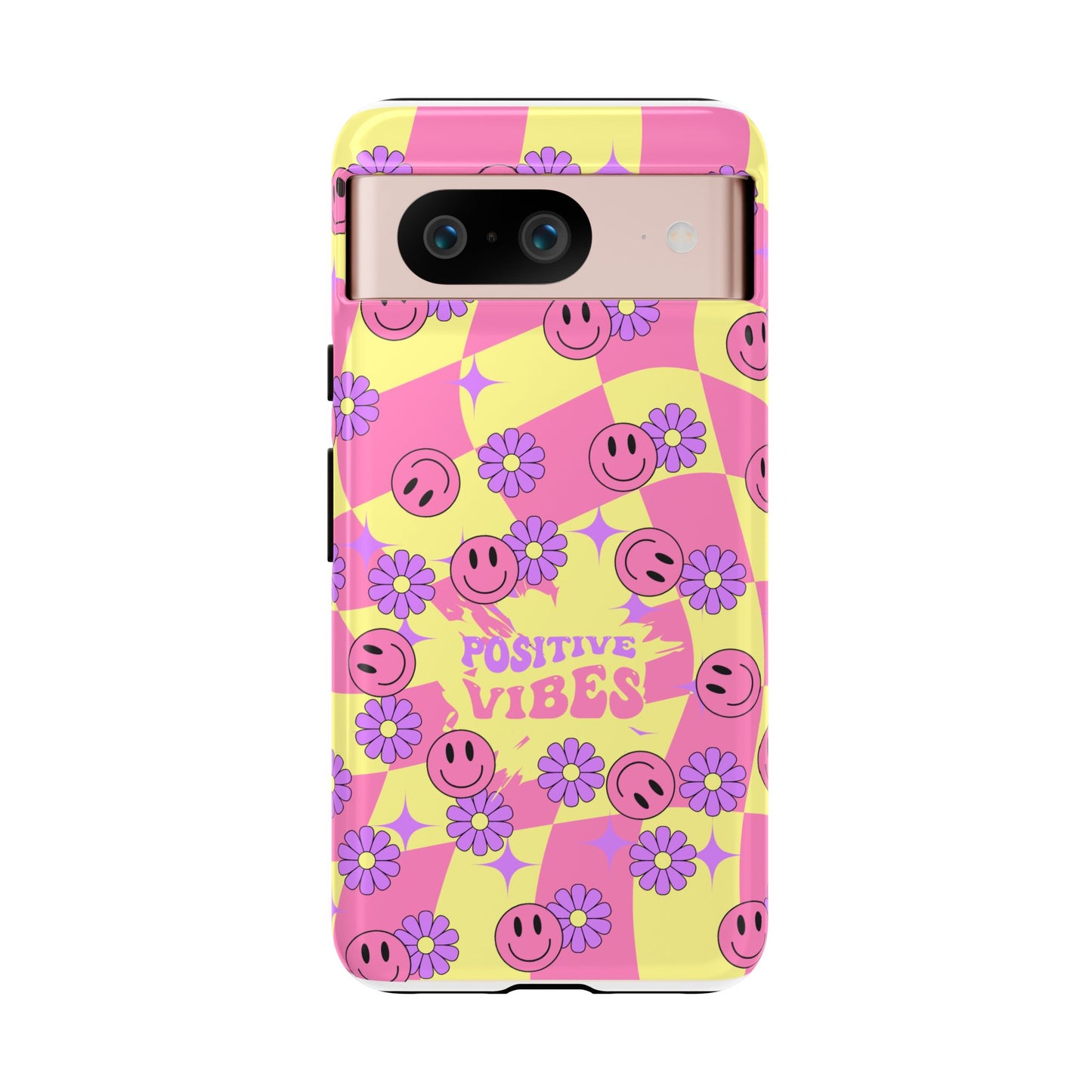 Positive Vibes Phone Case β Aesthetic Motivational Cover for iPhone, Samsung & Google Pixel