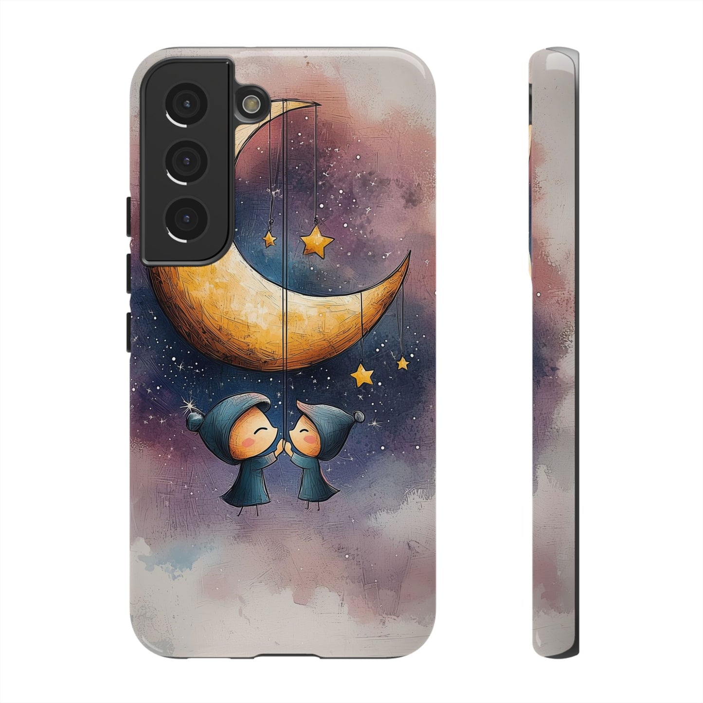 Dreamy Moonlight Duo Phone Case for iPhone, Samsung, Google Pixel