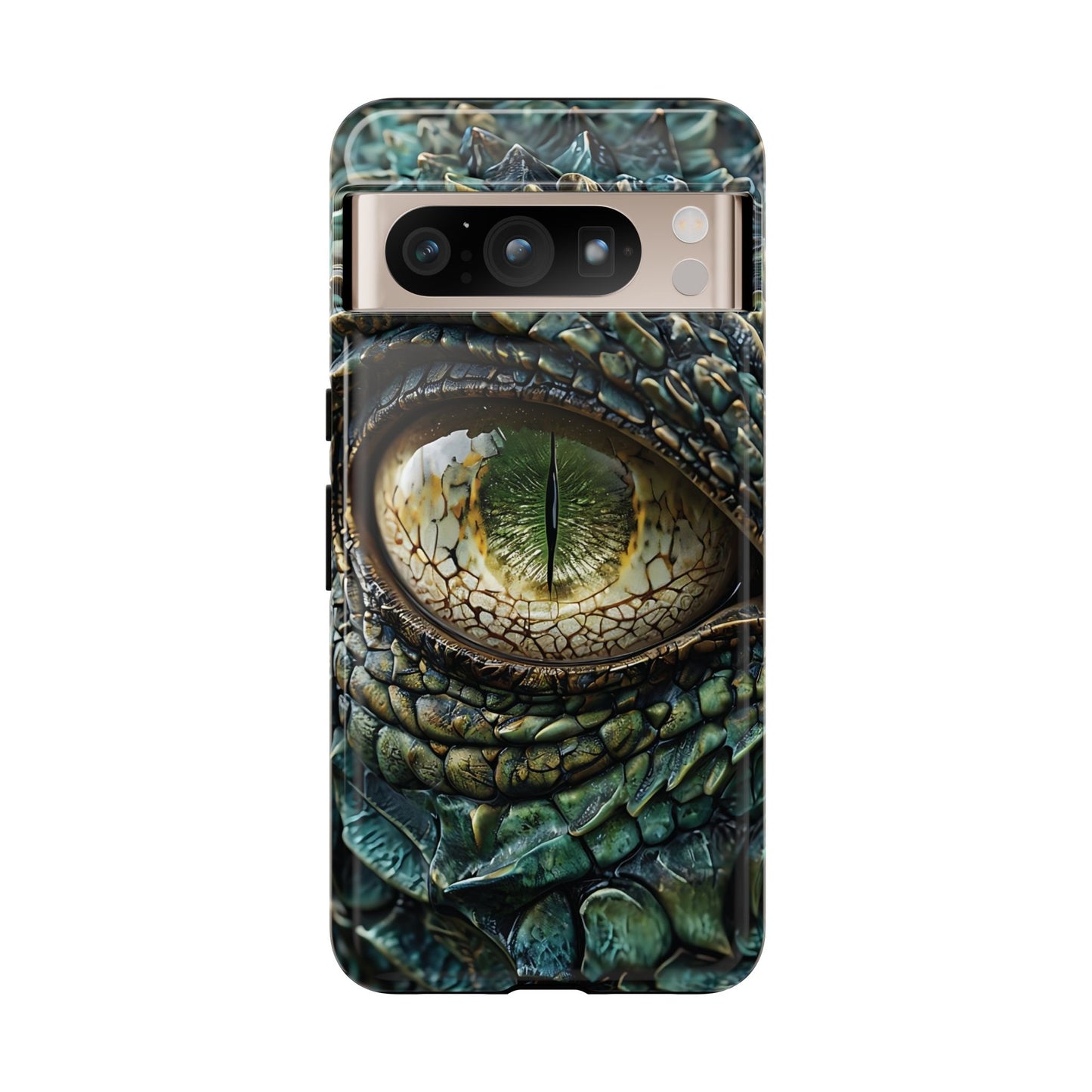 A Dragon's Eye With Intricate Scales phone case design.