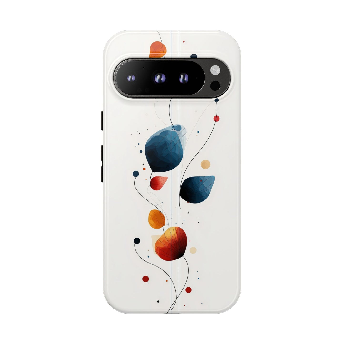 Celestial Dots Abstract Phone Case – Space-Inspired Art for iPhone, Samsung & Pixel