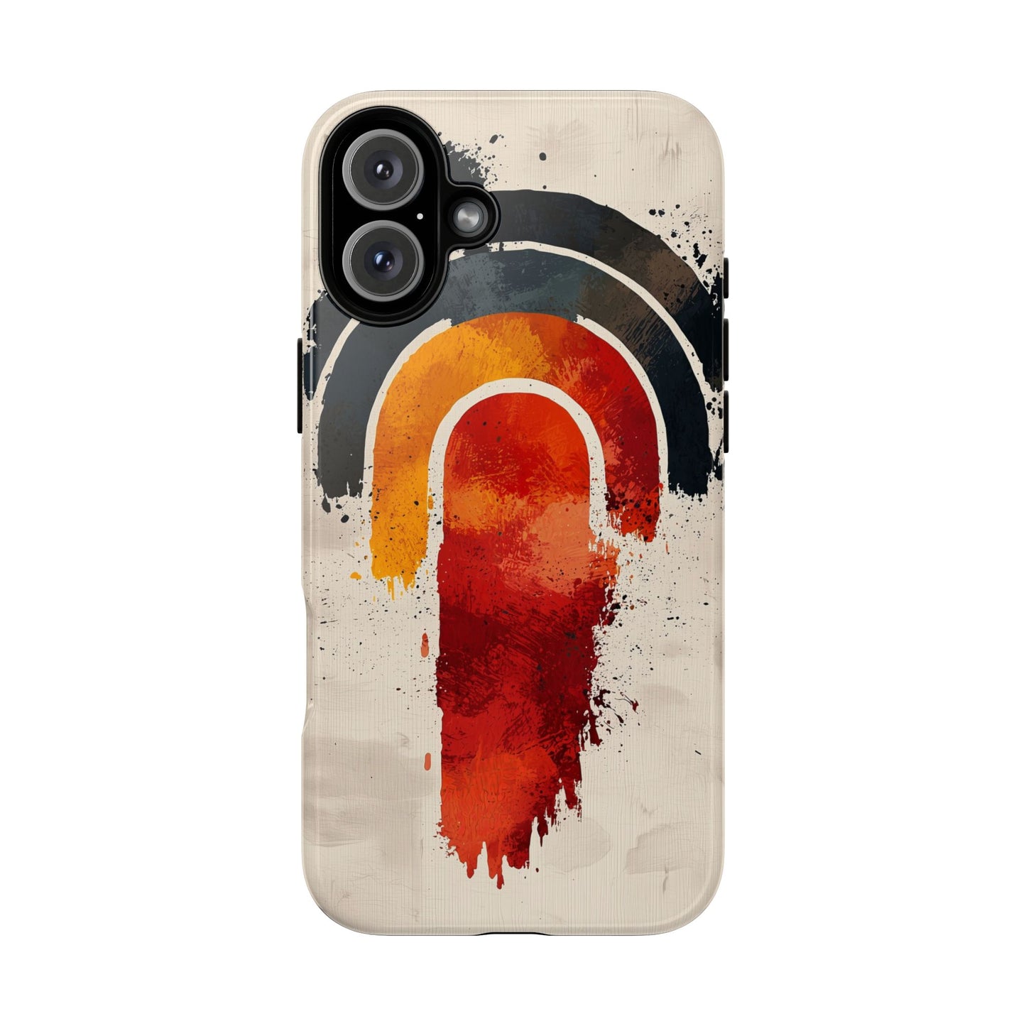 Boho Retro Splash Rainbow Phone Case for iPhone, Pixel & Samsung