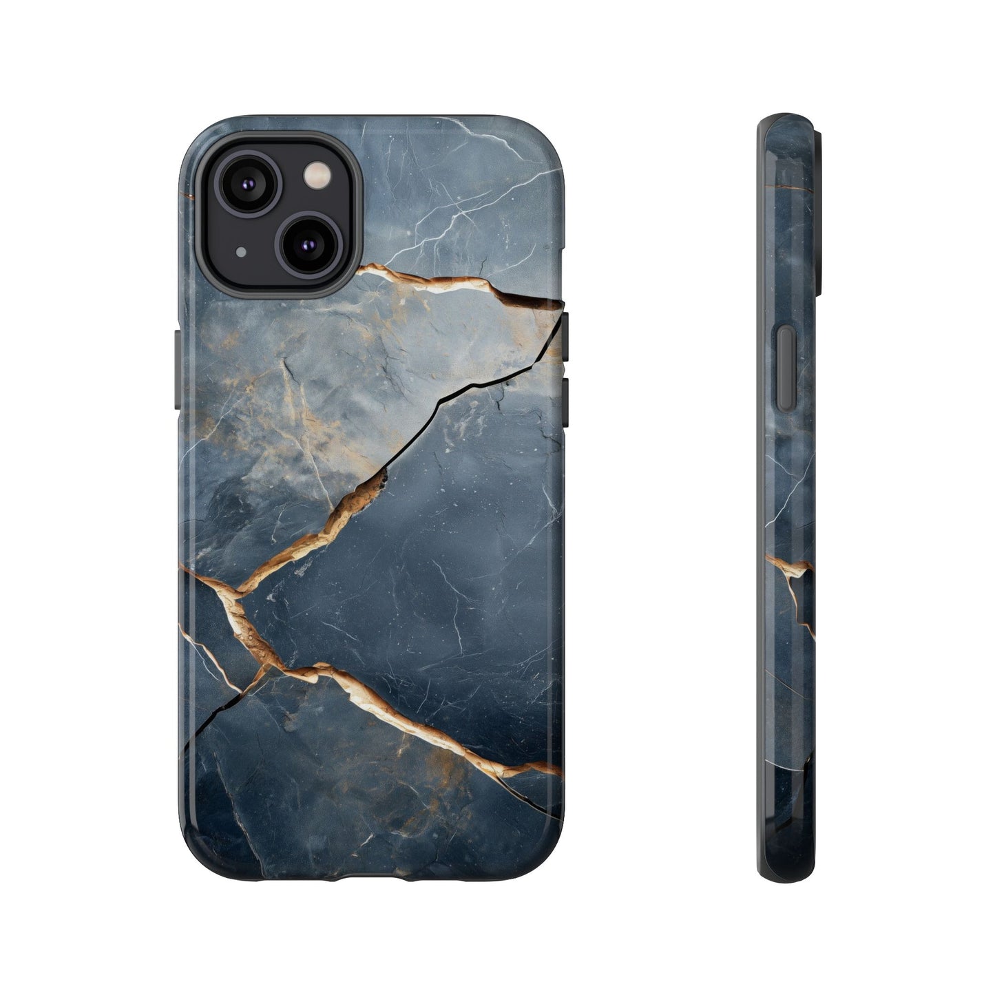 Cracked Marble Stone Phone Case for iPhone, Samsung & Google Pixel