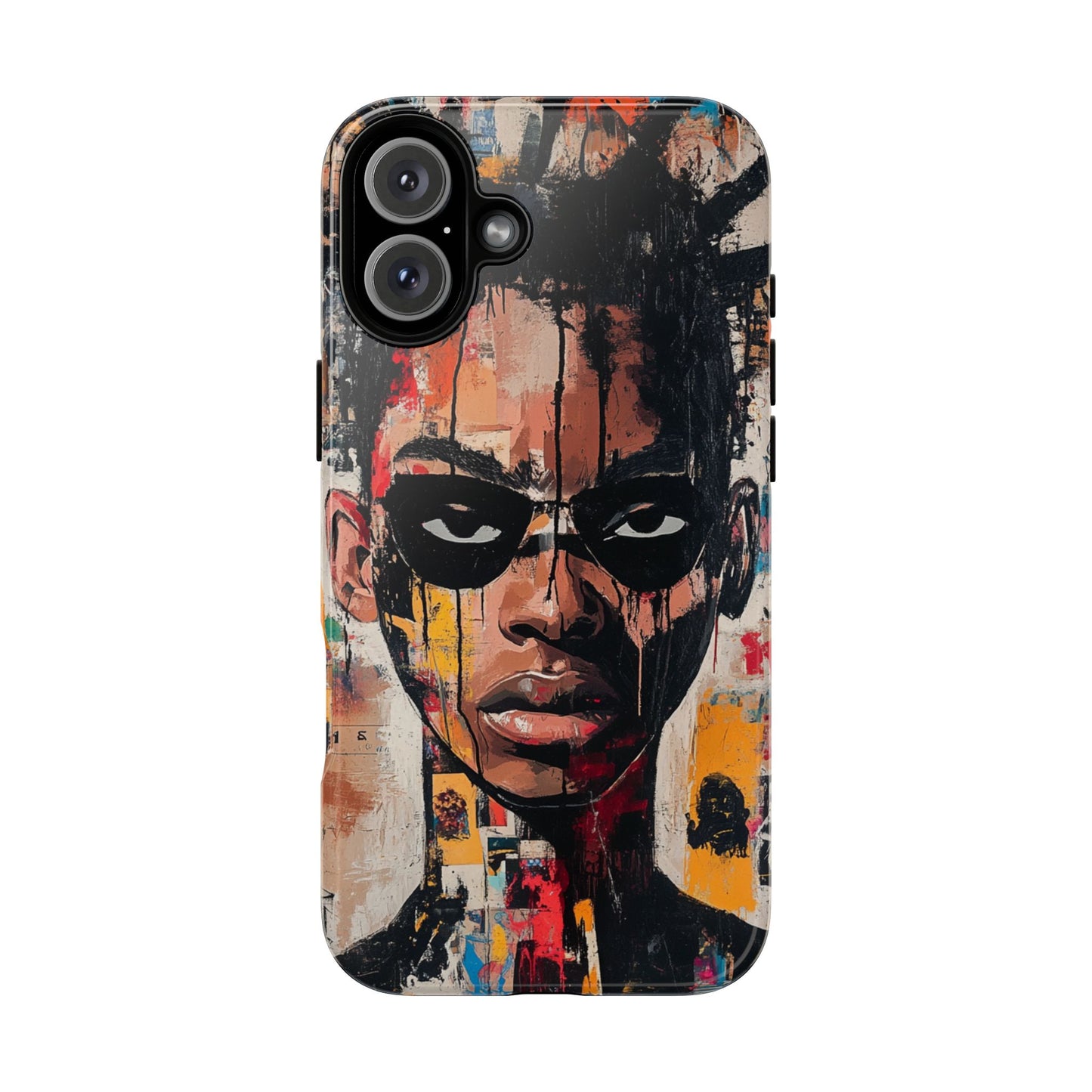 Abstract Graffiti Phone Case – Basquiat Art Inspired - iPhone, Samsung & Google Pixel Cover - Artistic Painting Case, Art Lover Gift