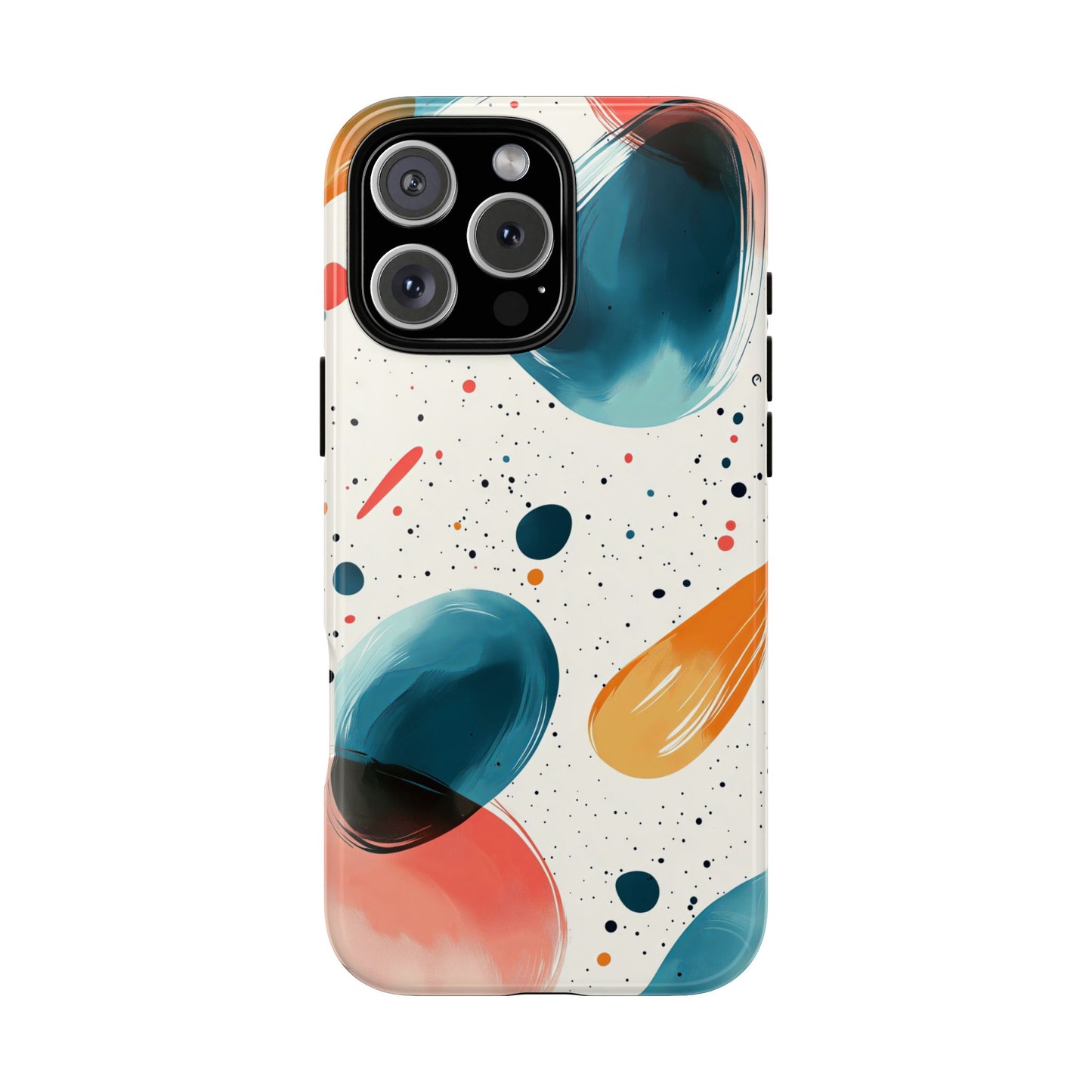 Color Swirl Splash – Abstract Art Phone Case for iPhone, Samsung & Pixel