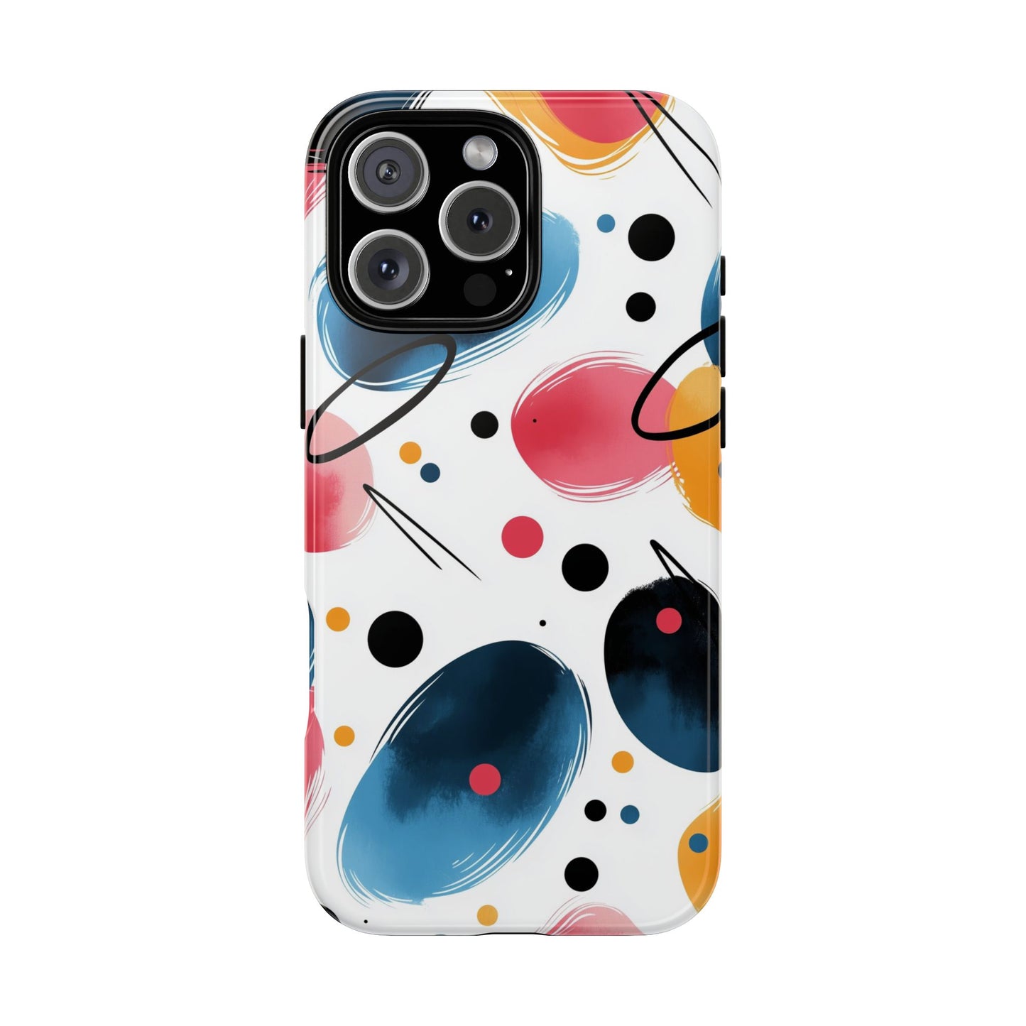 Retro Memphis Vibes – Abstract Art Phone Case for iPhone, google Pixel & Samsung