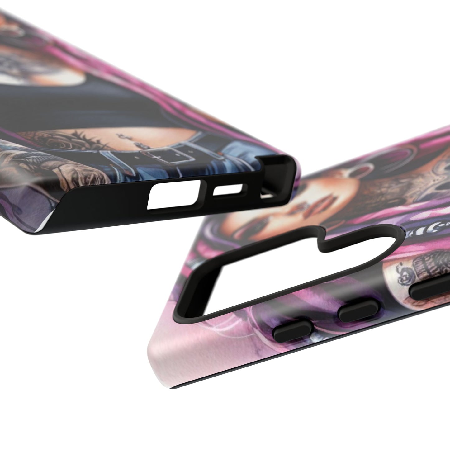Tattooed Rebel – Gothic Cat Spirit Mobile Cover