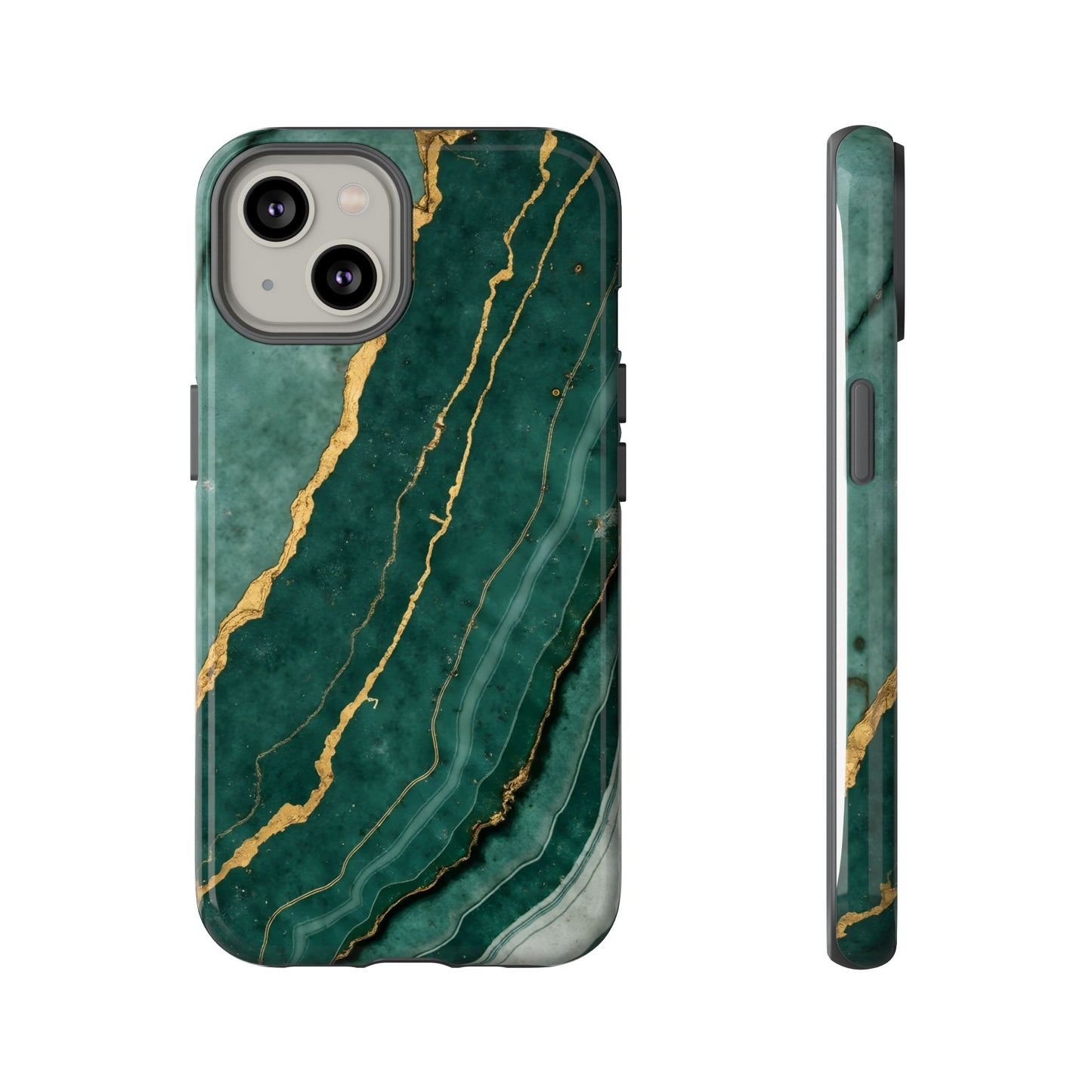 Jade Green Marble Case Design