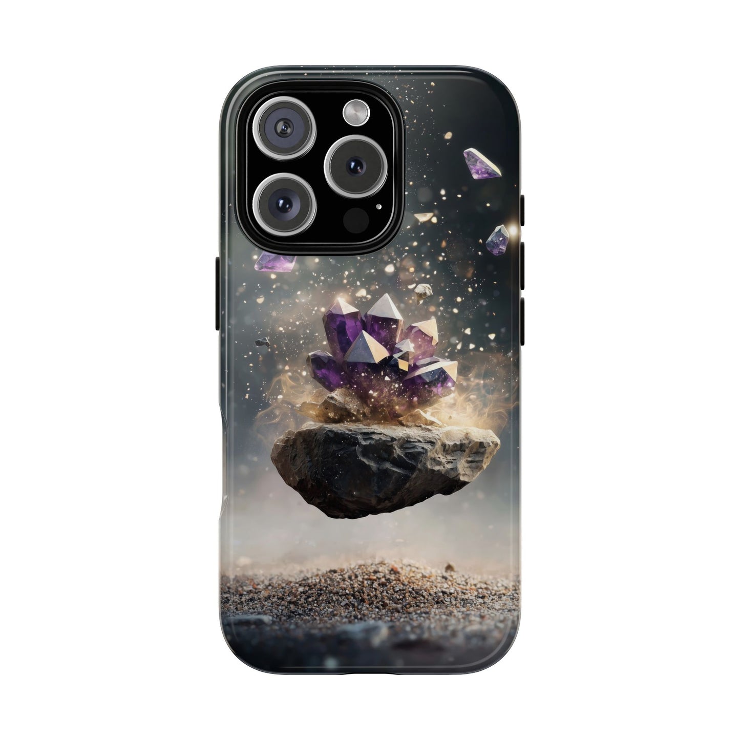 Mystic Amethyst Stones Phone Case for iPhone, Samsung & Google Pixel