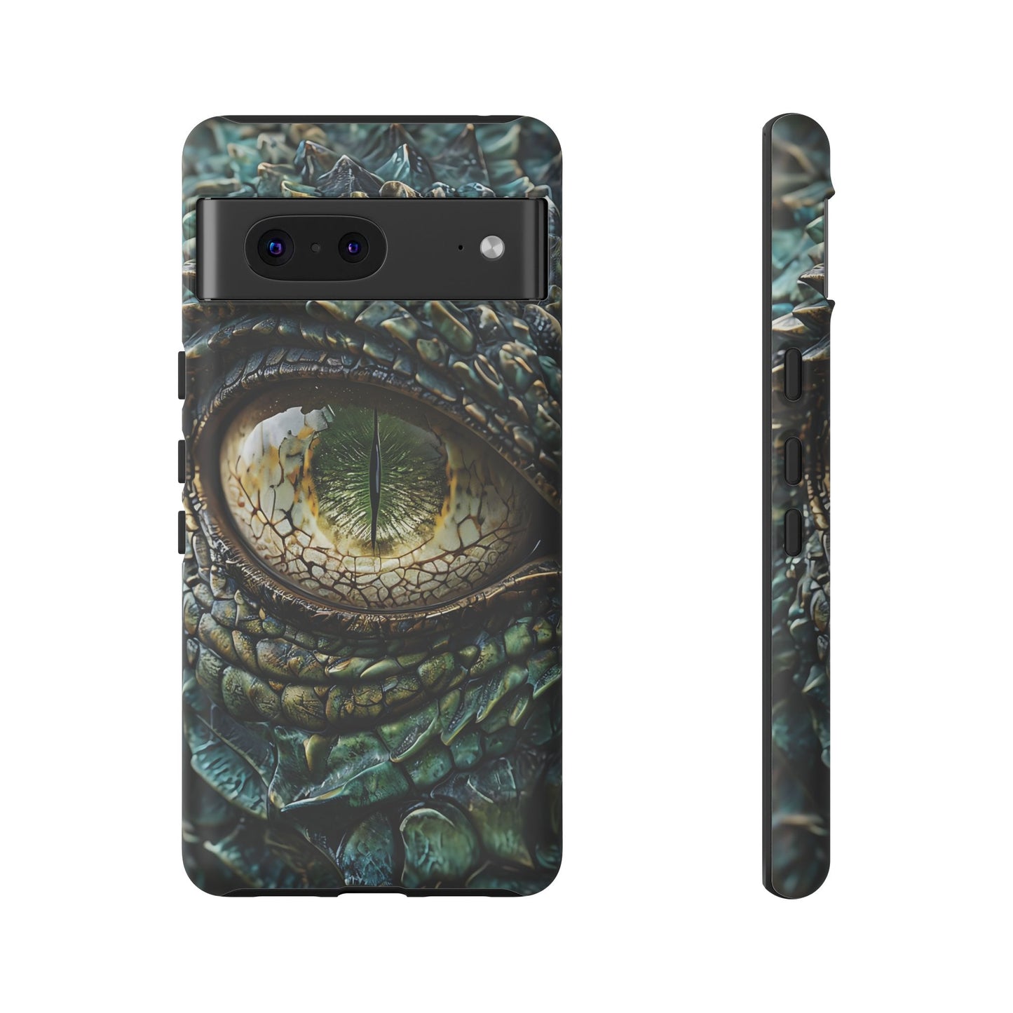 A Dragon's Eye With Intricate Scales phone case design.