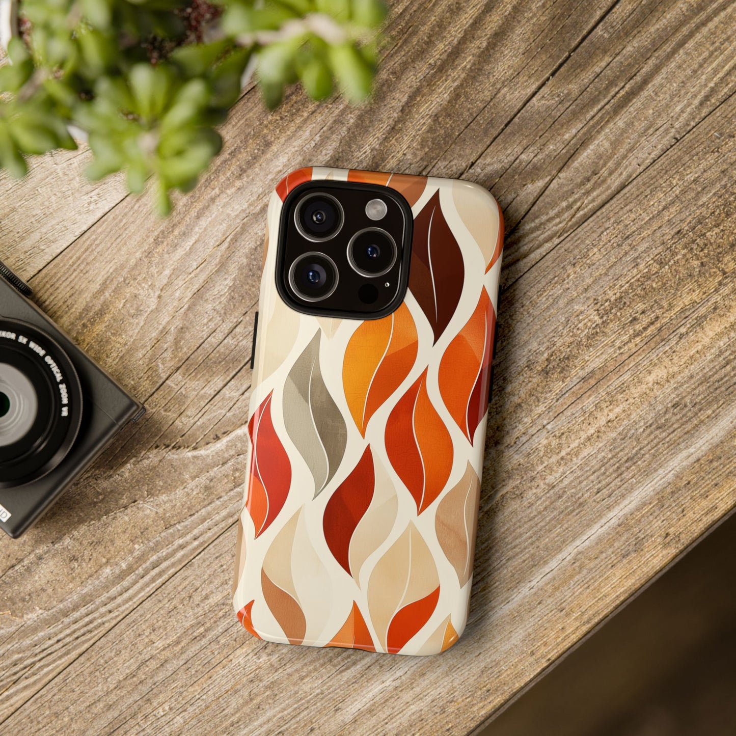 Boho Autumn Leaves Phone Case for iPhone, Pixel & Samsung