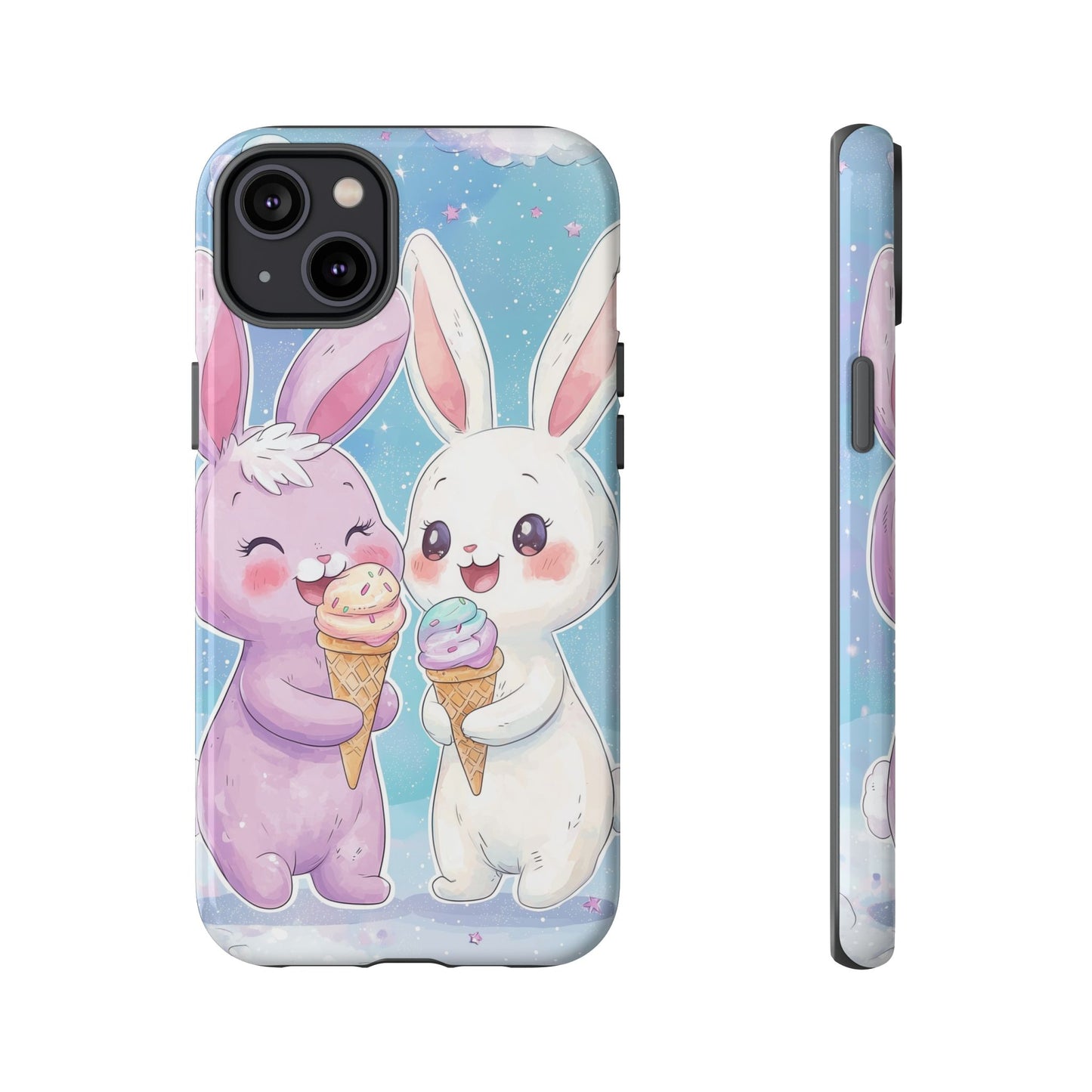 Sweet Bunny Bliss - Kawaii Anime Phone Case for iPhone, Samsung, Google Pixel