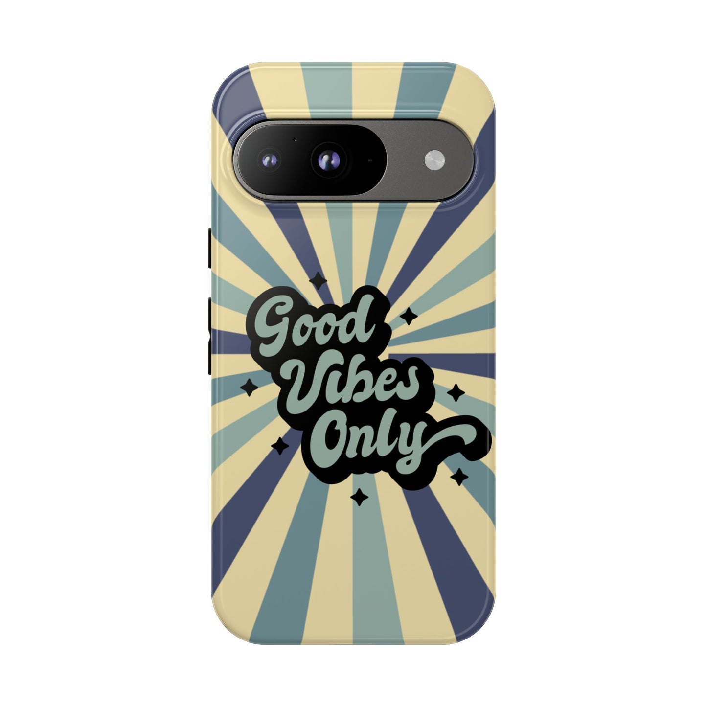 Retro "Good Vibes Only" Phone Case β Vintage Aesthetic for iPhone, Samsung & Google Pixel