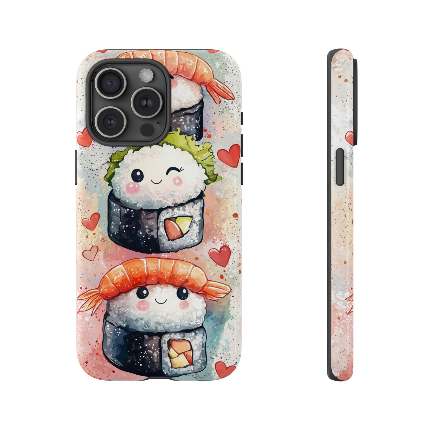 Sweet Sushi Trio - Anime Phone Case Cover for iPhone, Samsung, Google Pixel