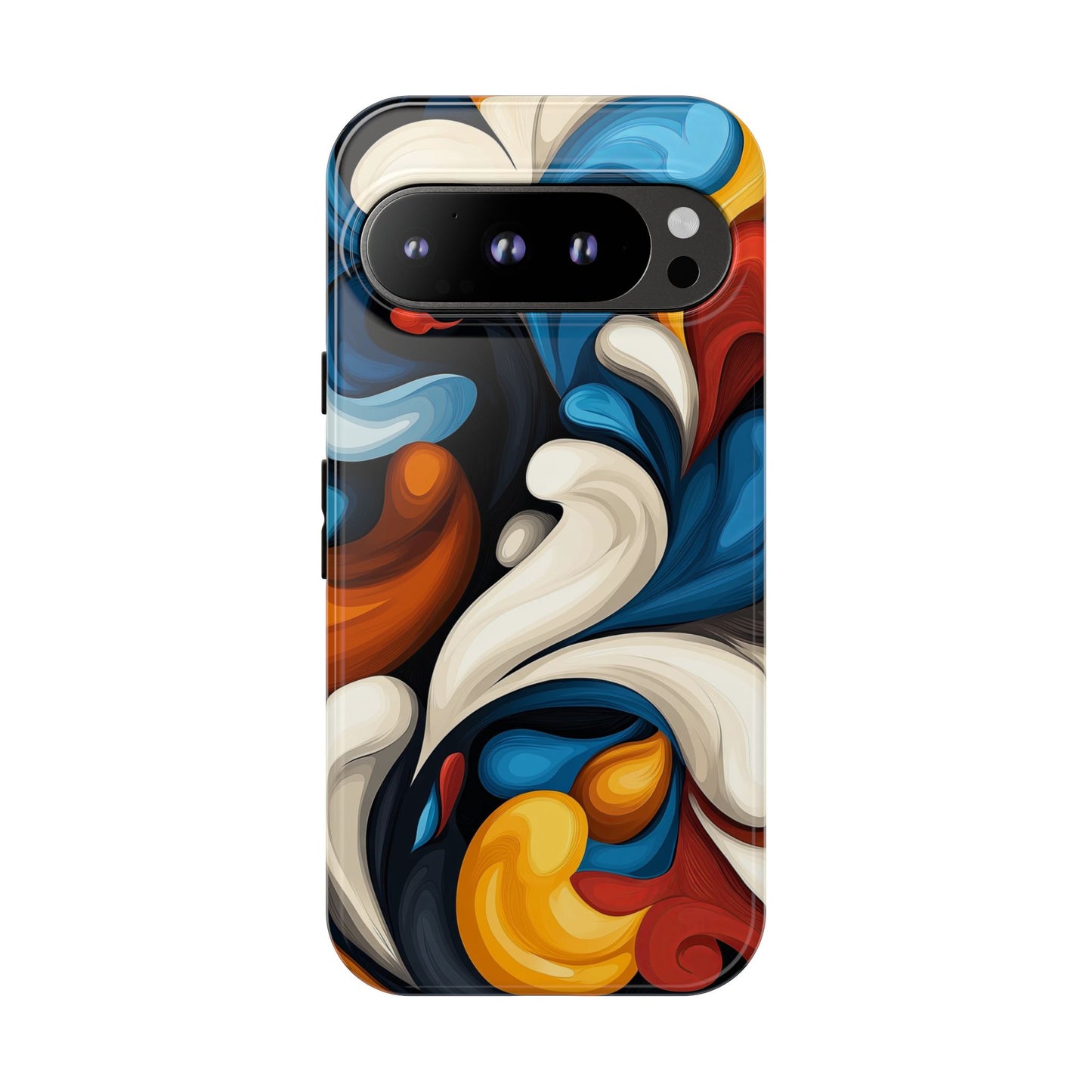 ColorSurge – Bold Fluid Abstract Phone Case for iPhone, Samsung & Pixel