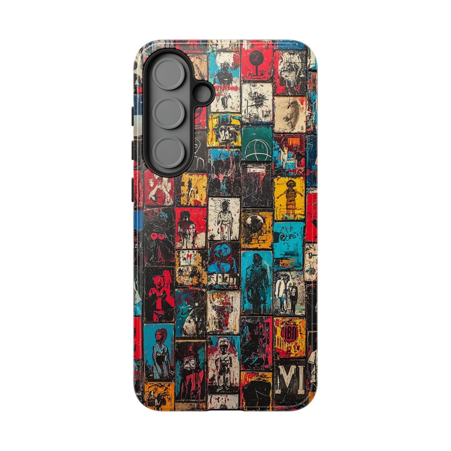 Abstract Art Phone Case – Basquiat-Inspired Phone Cover - iPhone, Samsung & Google Pixel Cover - Artistic Painting Case, Art Lover Gift
