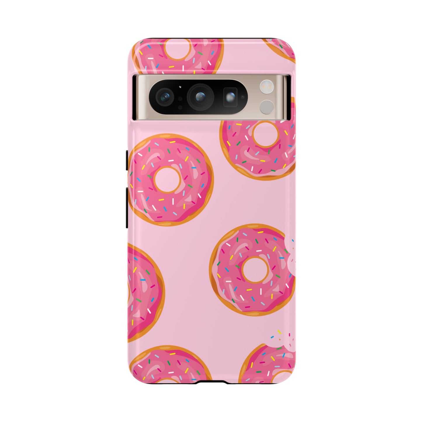 Pink Frosted Donut Delight Phone Case for iPhone, Samsung, Google Pixel