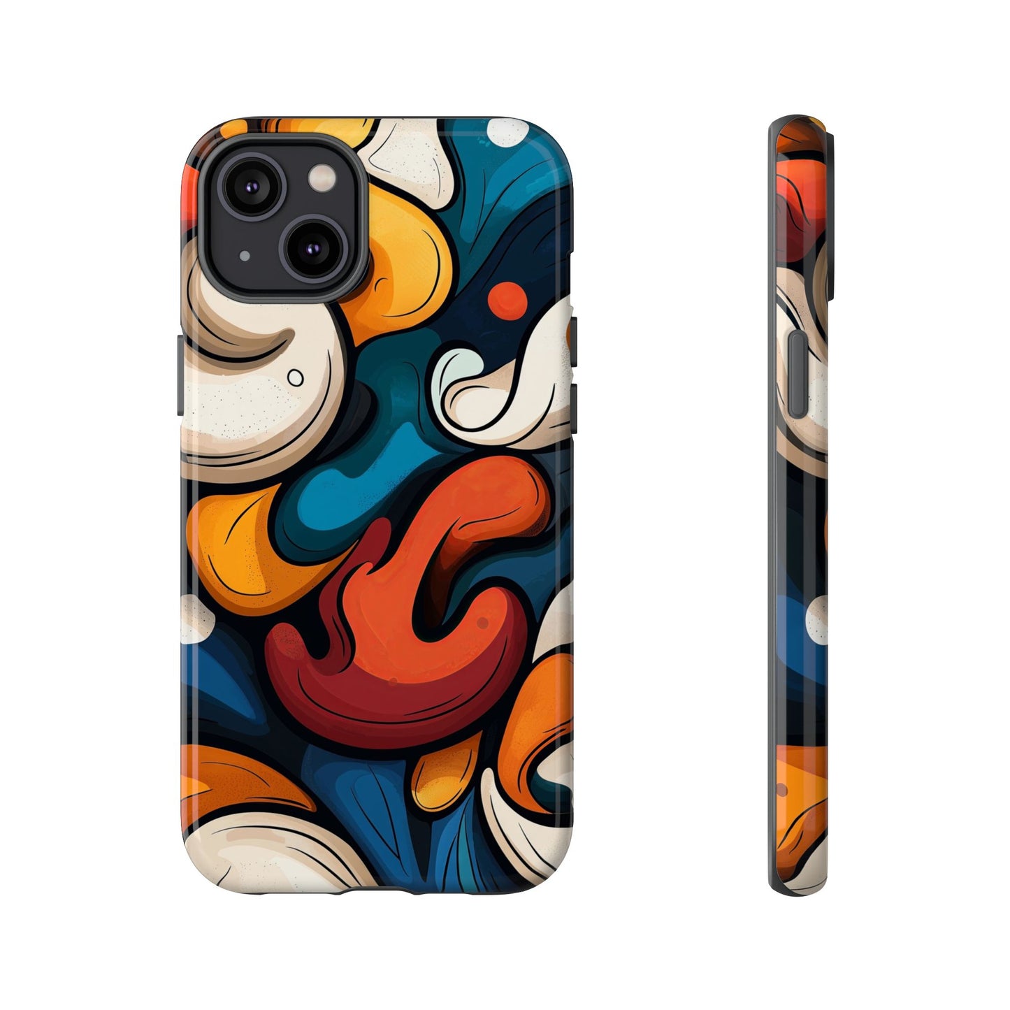 Molten Motion – Bold Abstract Swirl Phone Case for iPhone, Google Pixel, Samsung