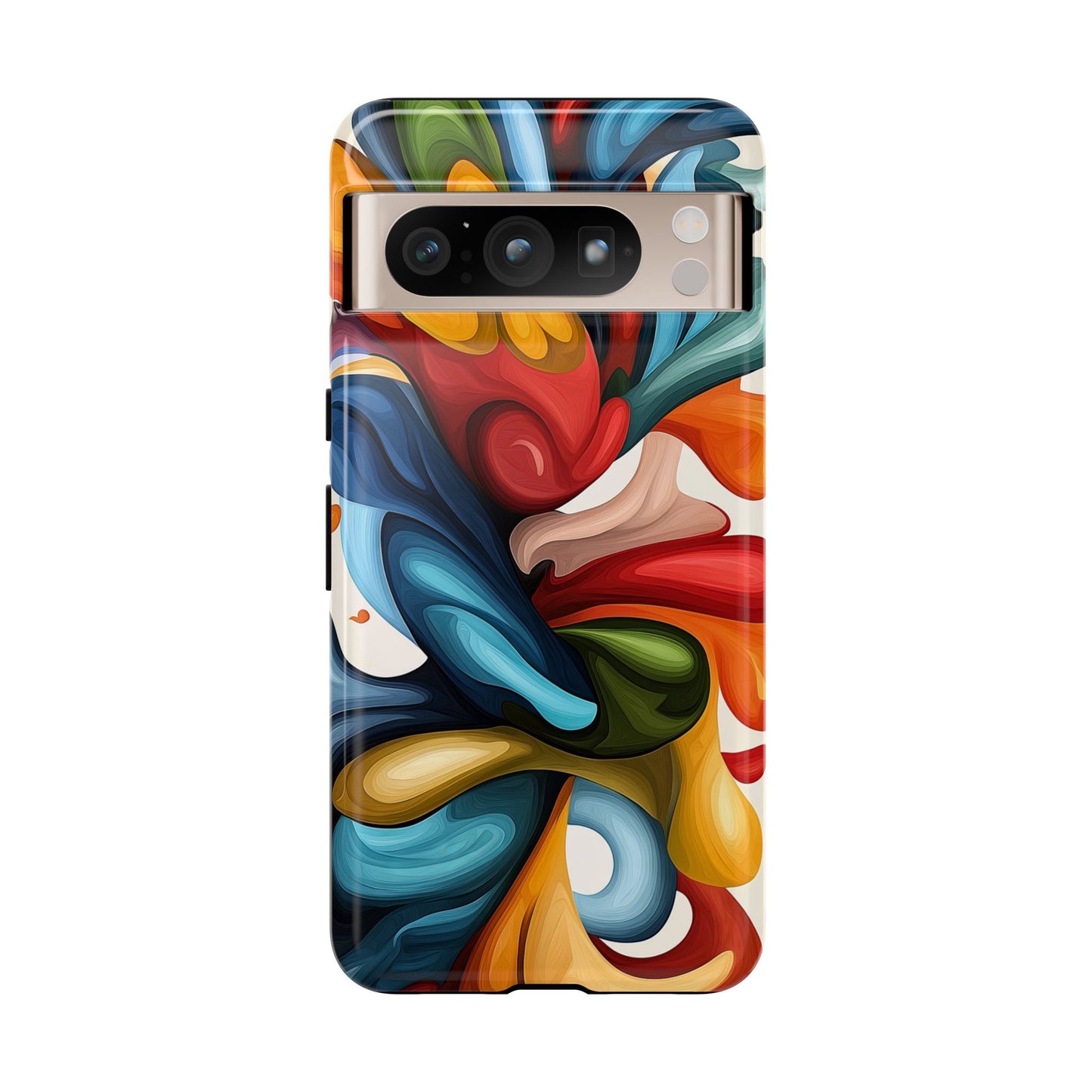 Chromatic Swirl – Abstract Expression Phone Case for iPhone, Samsung & Pixel