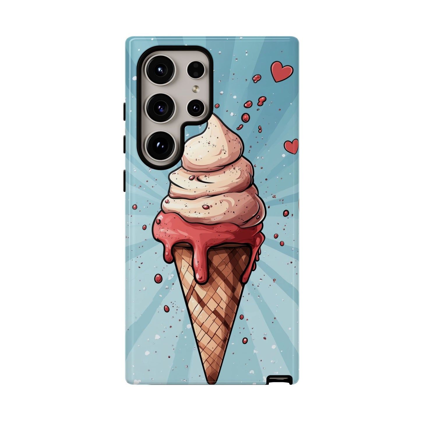 Sweet Scoop Anime Ice Cream Phone Case iPhone, Samsung, Google Pixel
