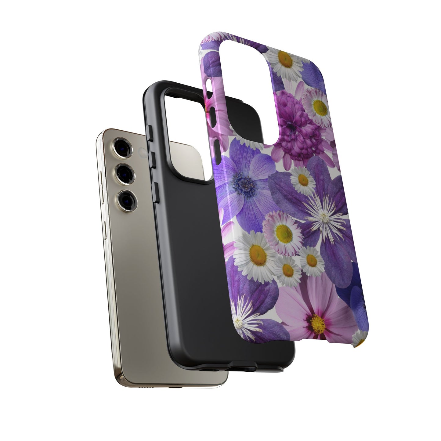 Lavender Blossom Floral Mobile Case