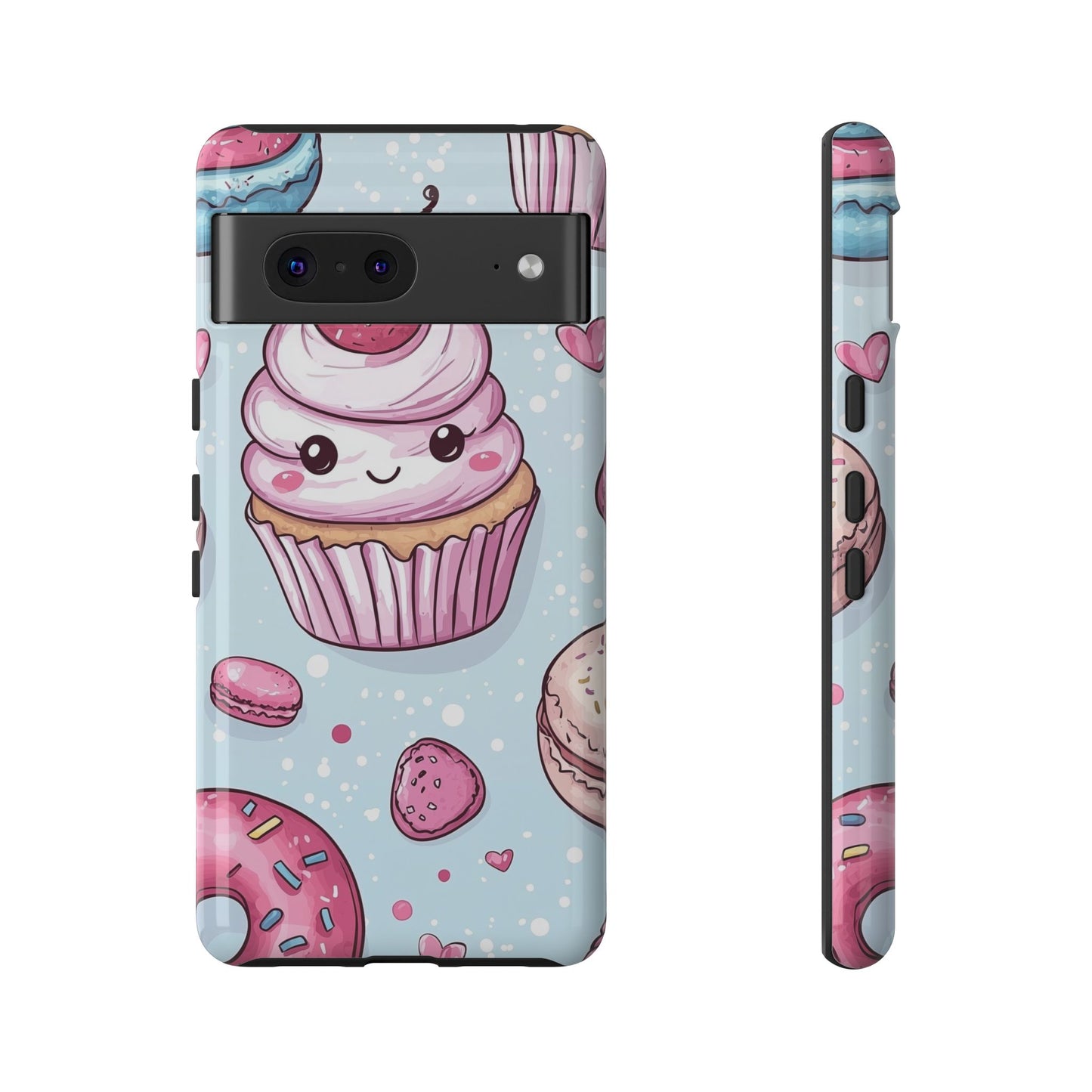 Kawaii Sweets: Adorable Dessert Anime Phone Case for iPhone, Samsung, Google Pixel