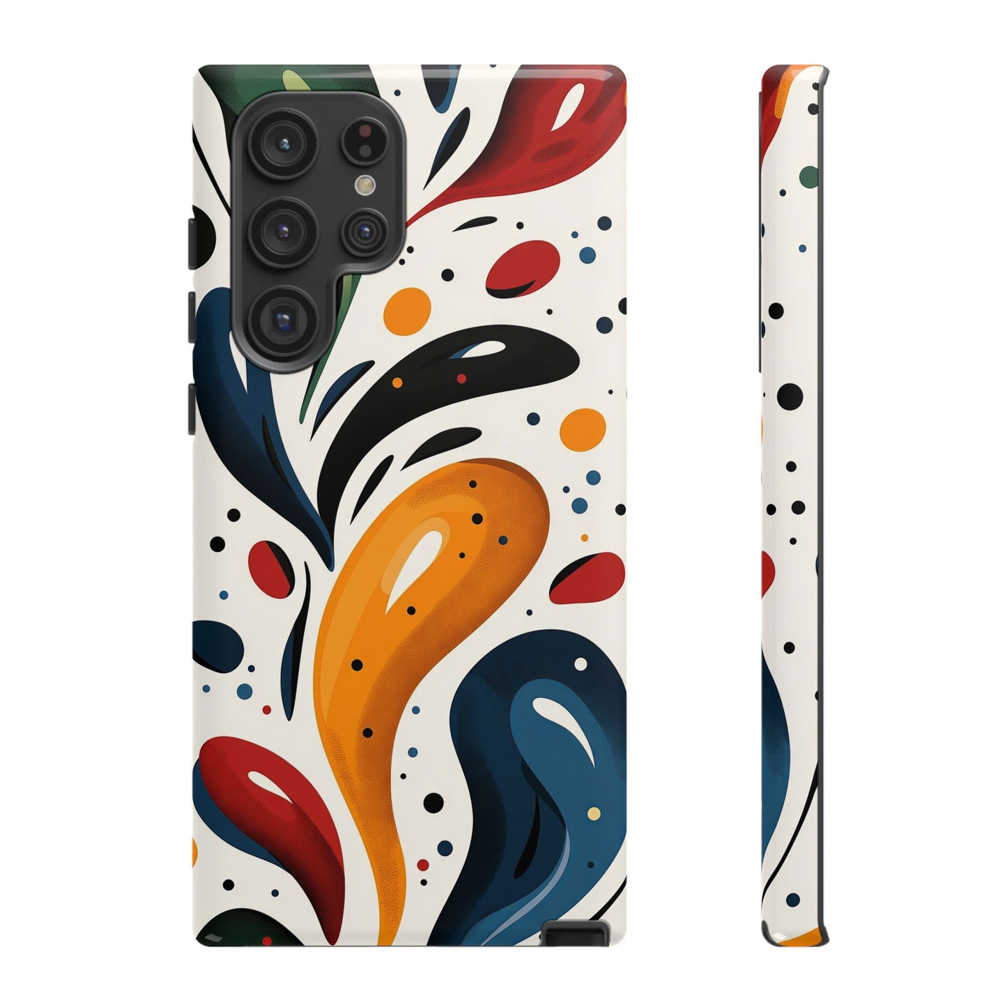 Fluid Pop Abstract Phone Case – Space-Inspired Art for iPhone, Samsung & Pixel