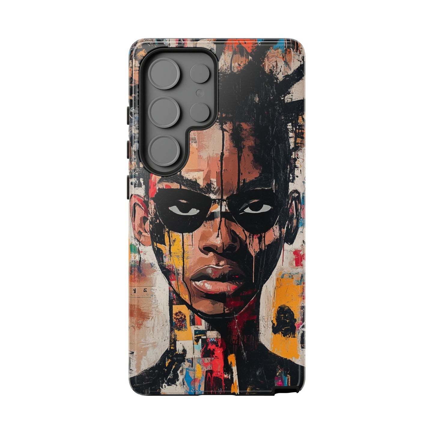 Abstract Graffiti Phone Case – Basquiat Art Inspired - iPhone, Samsung & Google Pixel Cover - Artistic Painting Case, Art Lover Gift