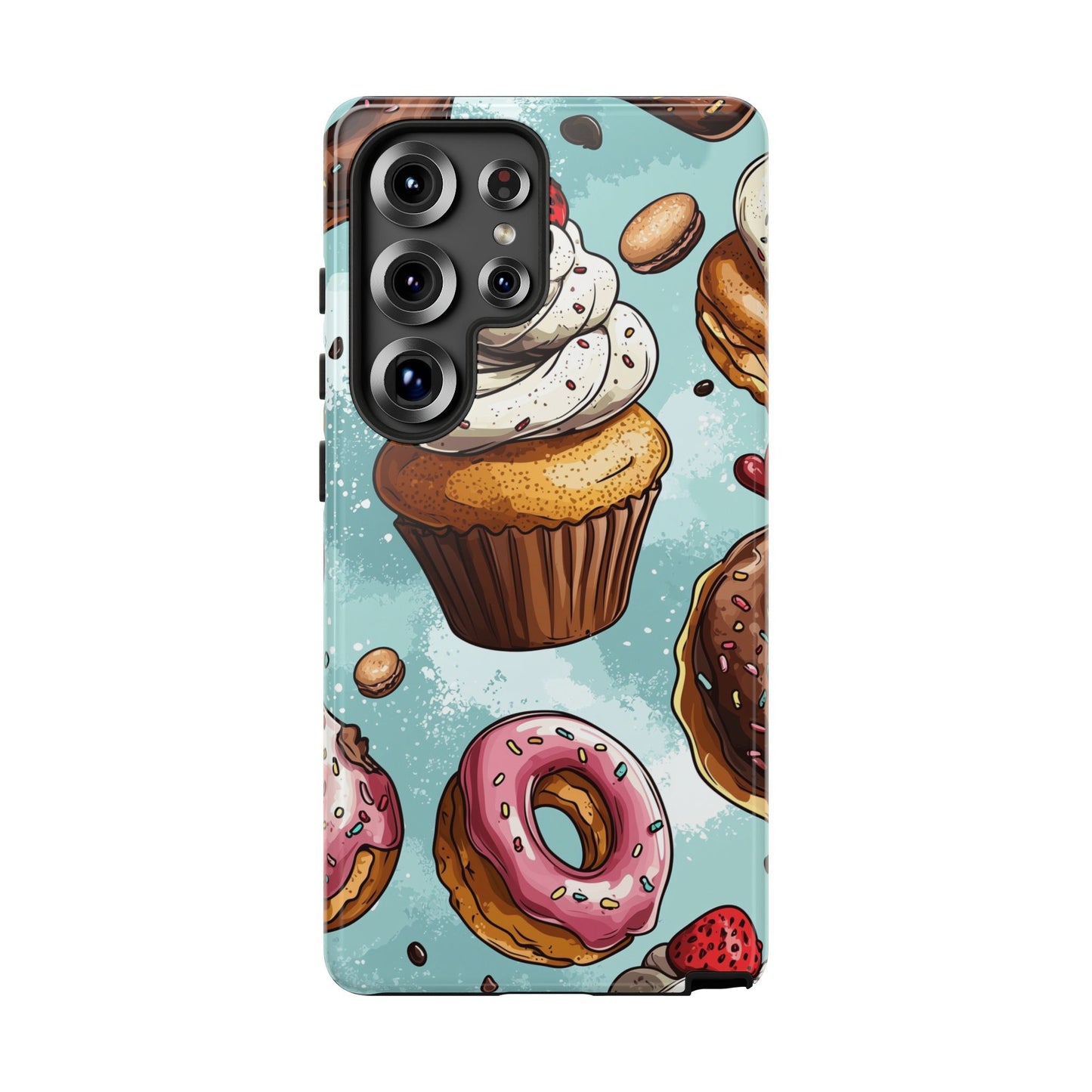 Sweet Bliss: Anime Dessert Delight Phone Case for iPhone, Samsung, Google Pixel