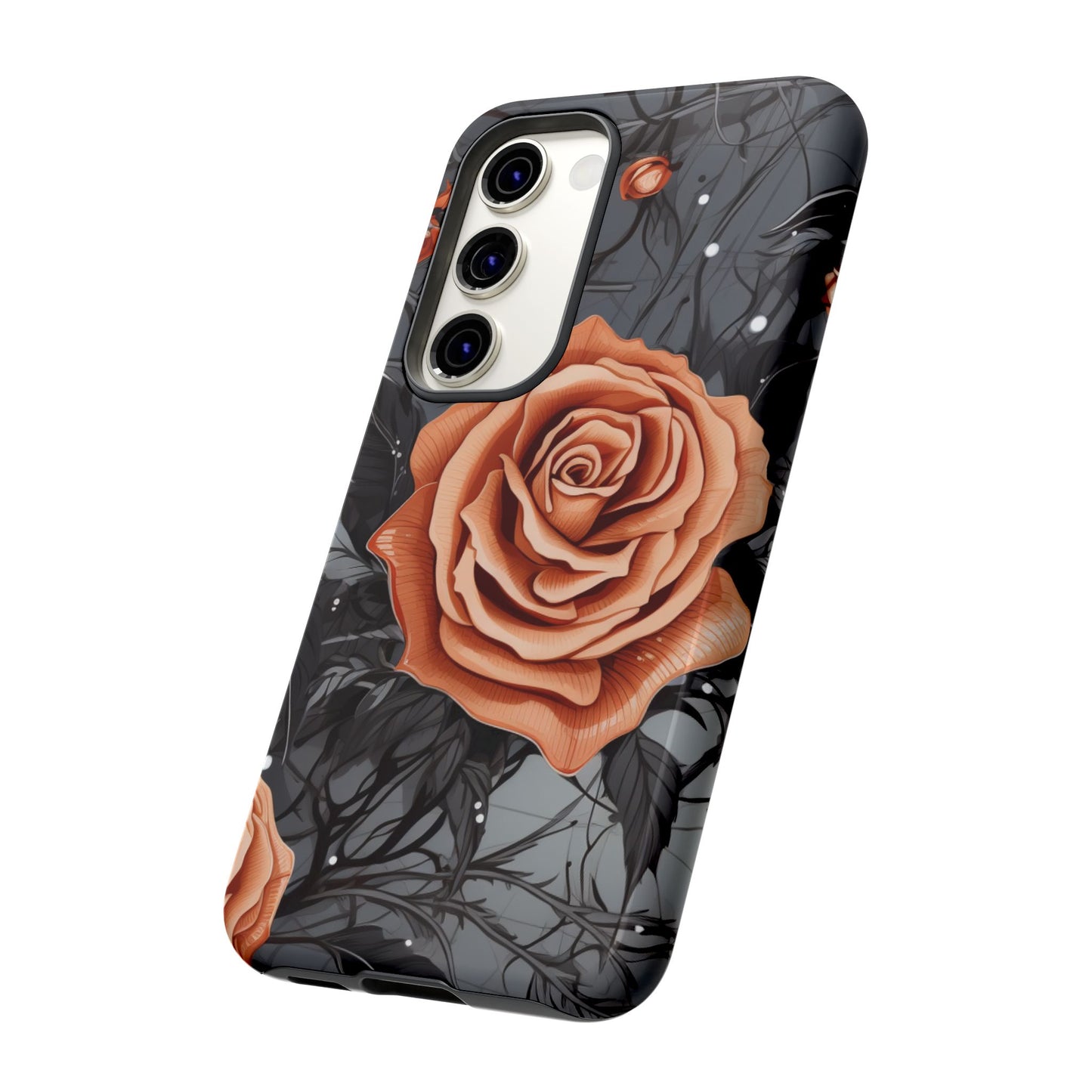 Mystic Noir Rose Mobile Case