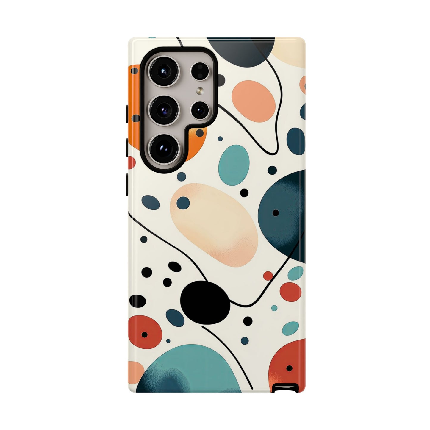Retro Pop Pebbles – Abstract Vibe Phone Case for iPhone, Samsung & Pixel