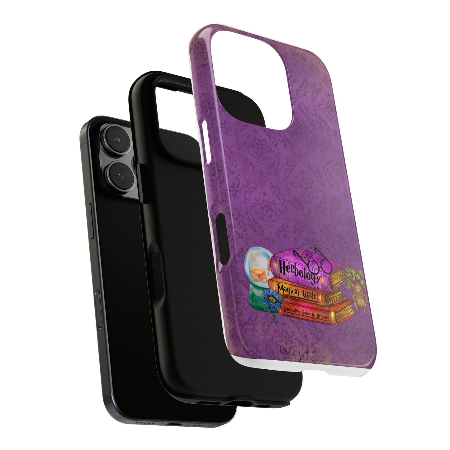 Herbology, Magical Water Witchy Phone Case for iPhone, Samsung & Google Pixel, Books Lover Gift