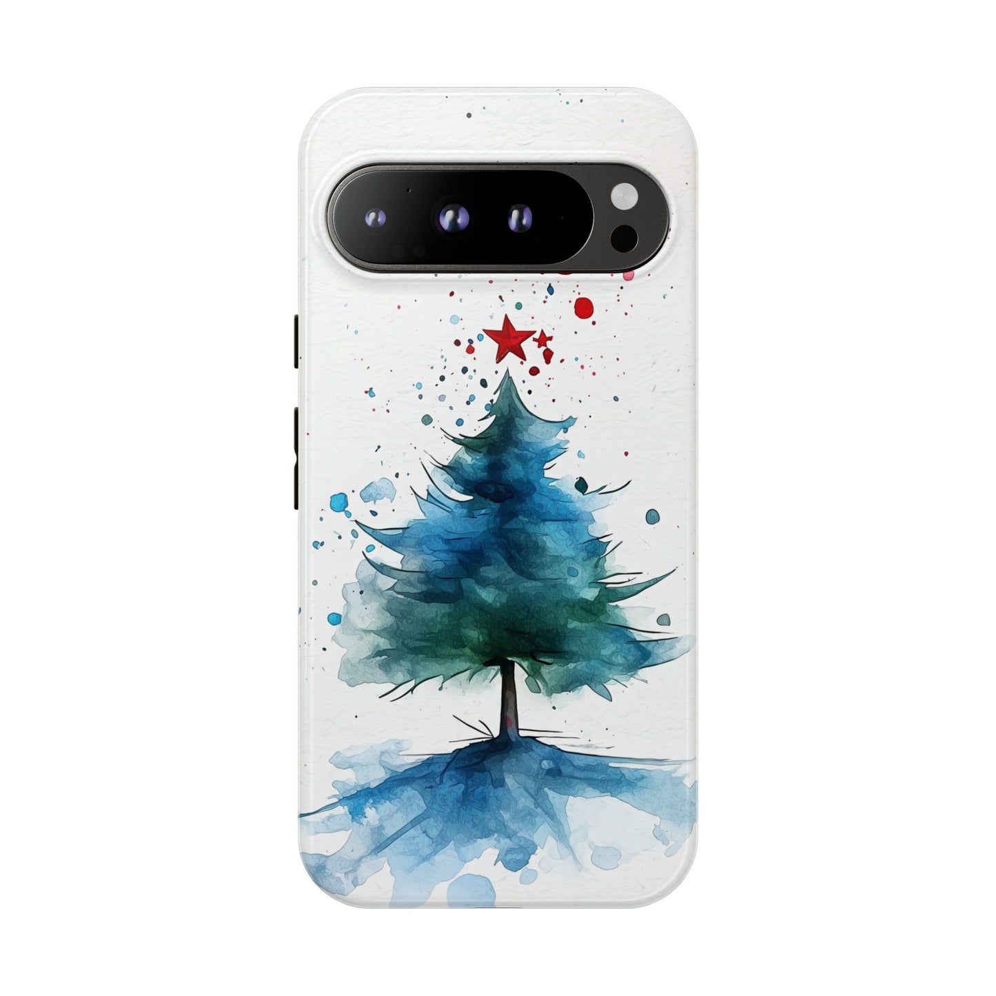 Winter Bloom – Watercolor Tree Art Case for iPhone, Pixel & Samsung