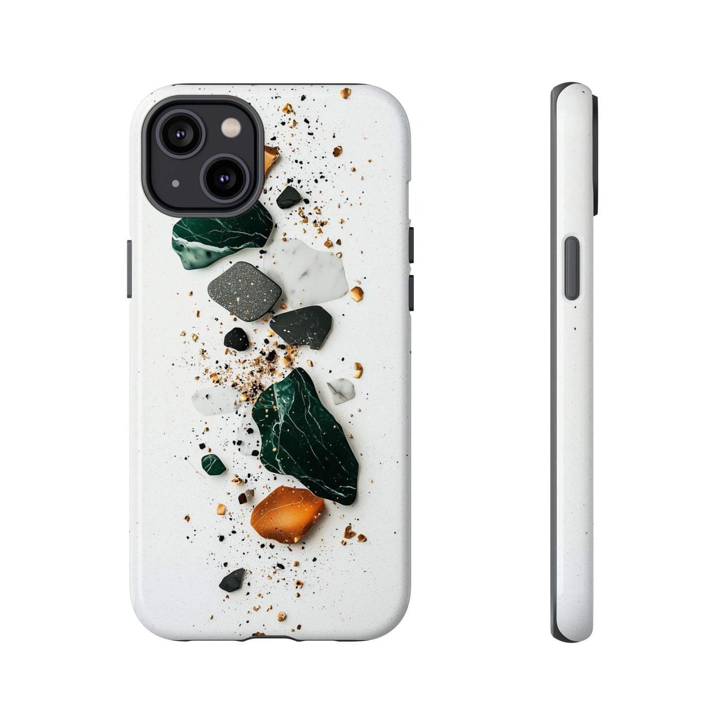 Modern Terrazzo Luxe – Fragment Art Phone Case for iPhone, google Pixel & Samsung