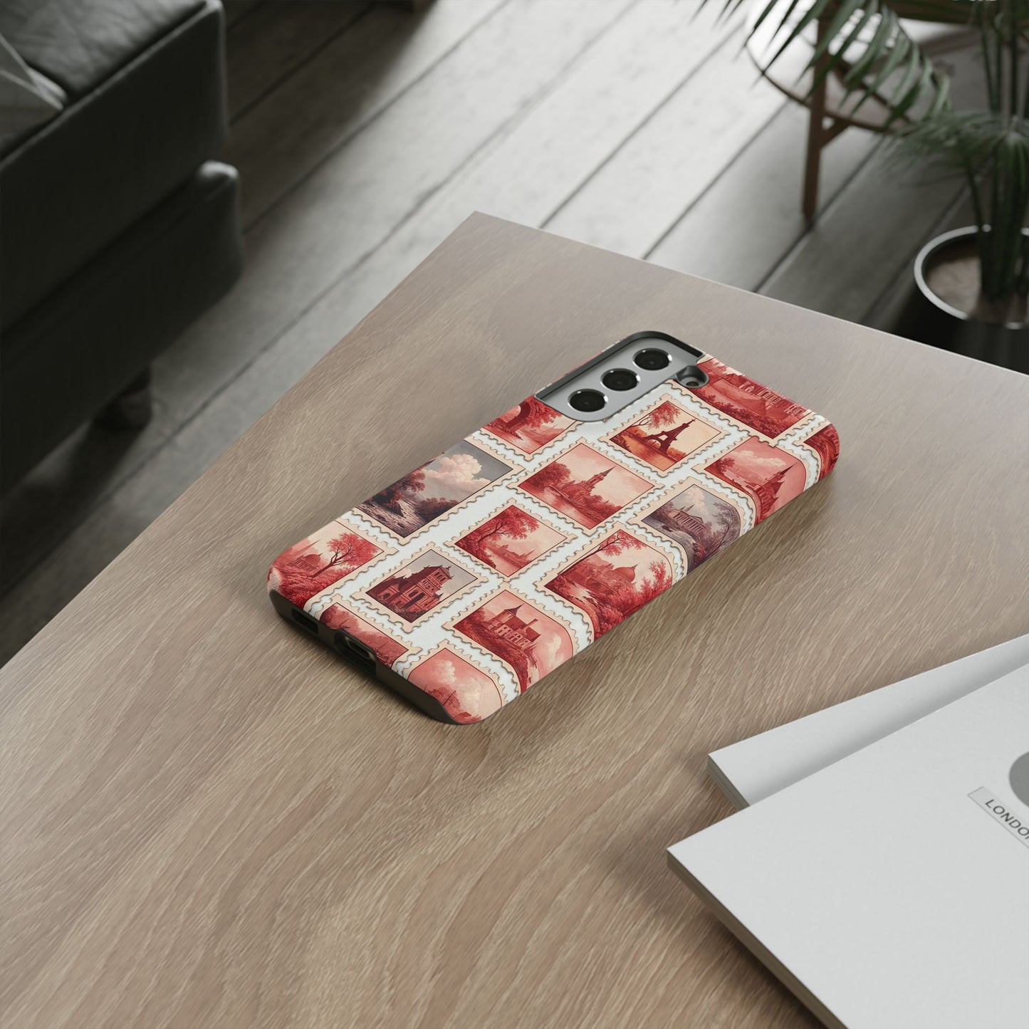 Vintage Postcard Stamps Phone Case
