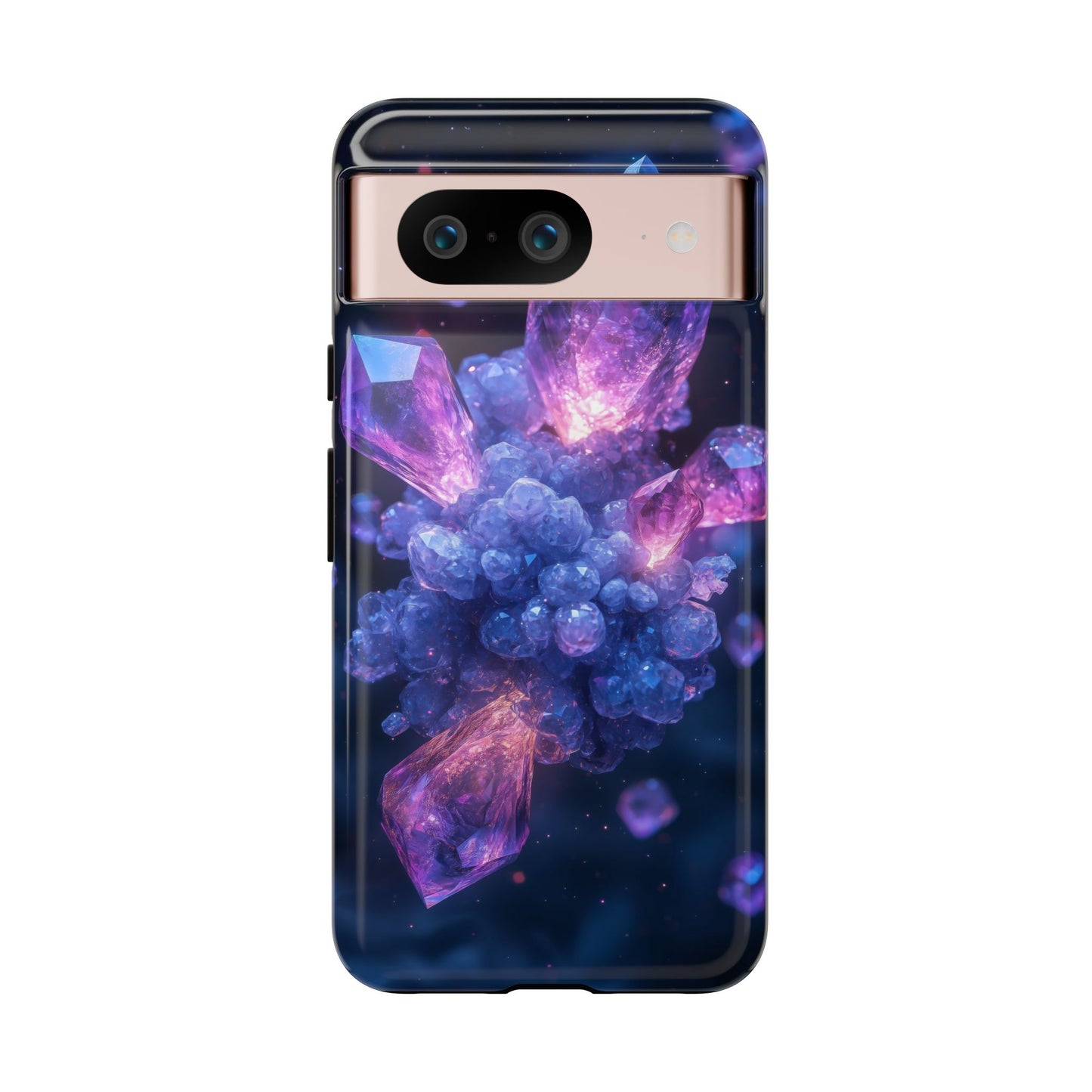 Cosmic Amethyst Crystal Phone Case for iPhone, Samsung & Google Pixel