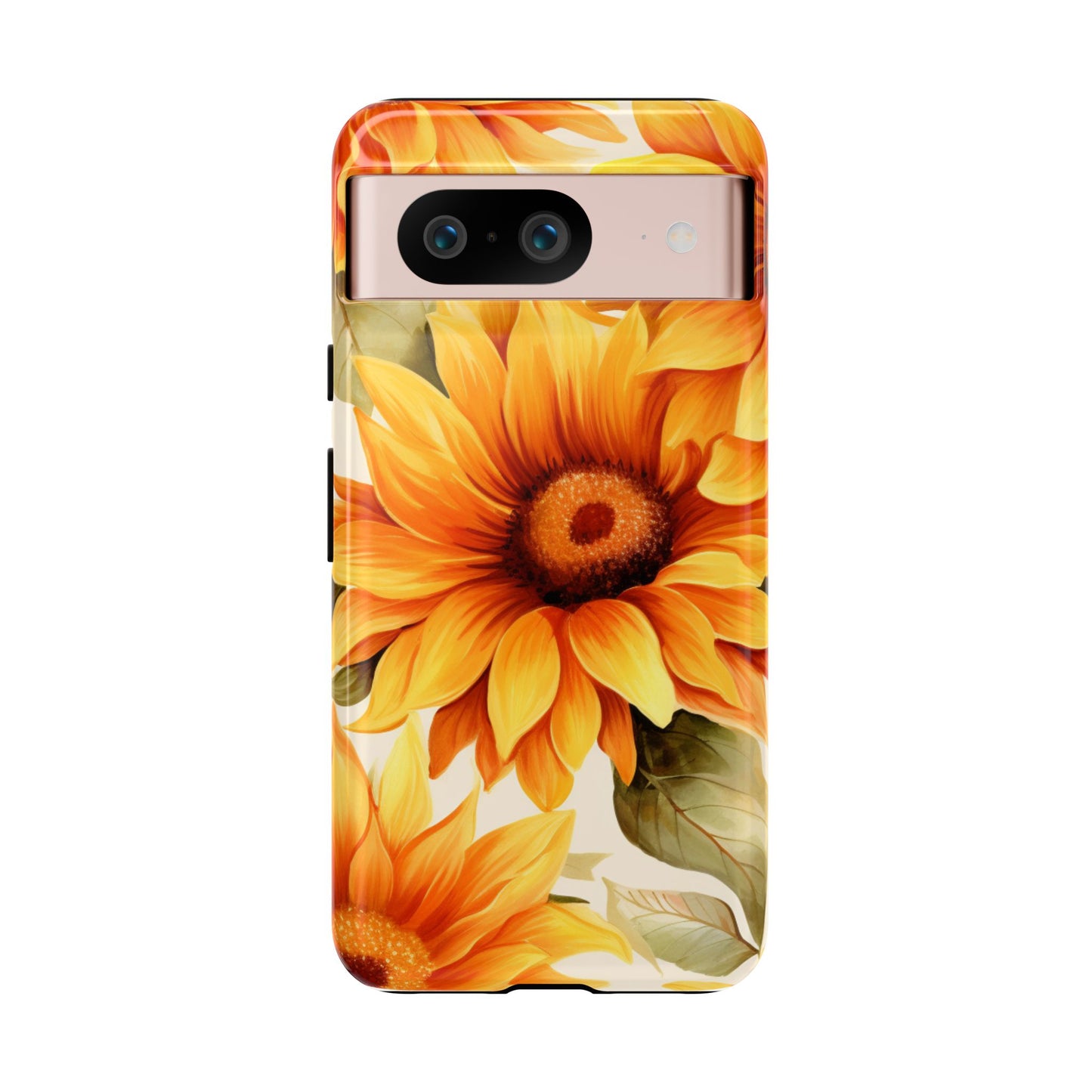 Golden Sunflower Glow Mobile Case – Radiant & Elegant
