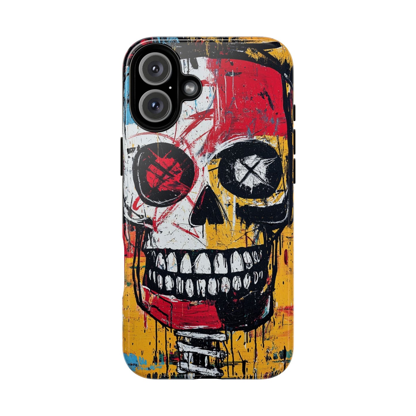Basquiat Phone Case – Bold Urban Art Design - iPhone, Samsung & Google Pixel Cover - Artistic Painting Case, Art Lover Gift