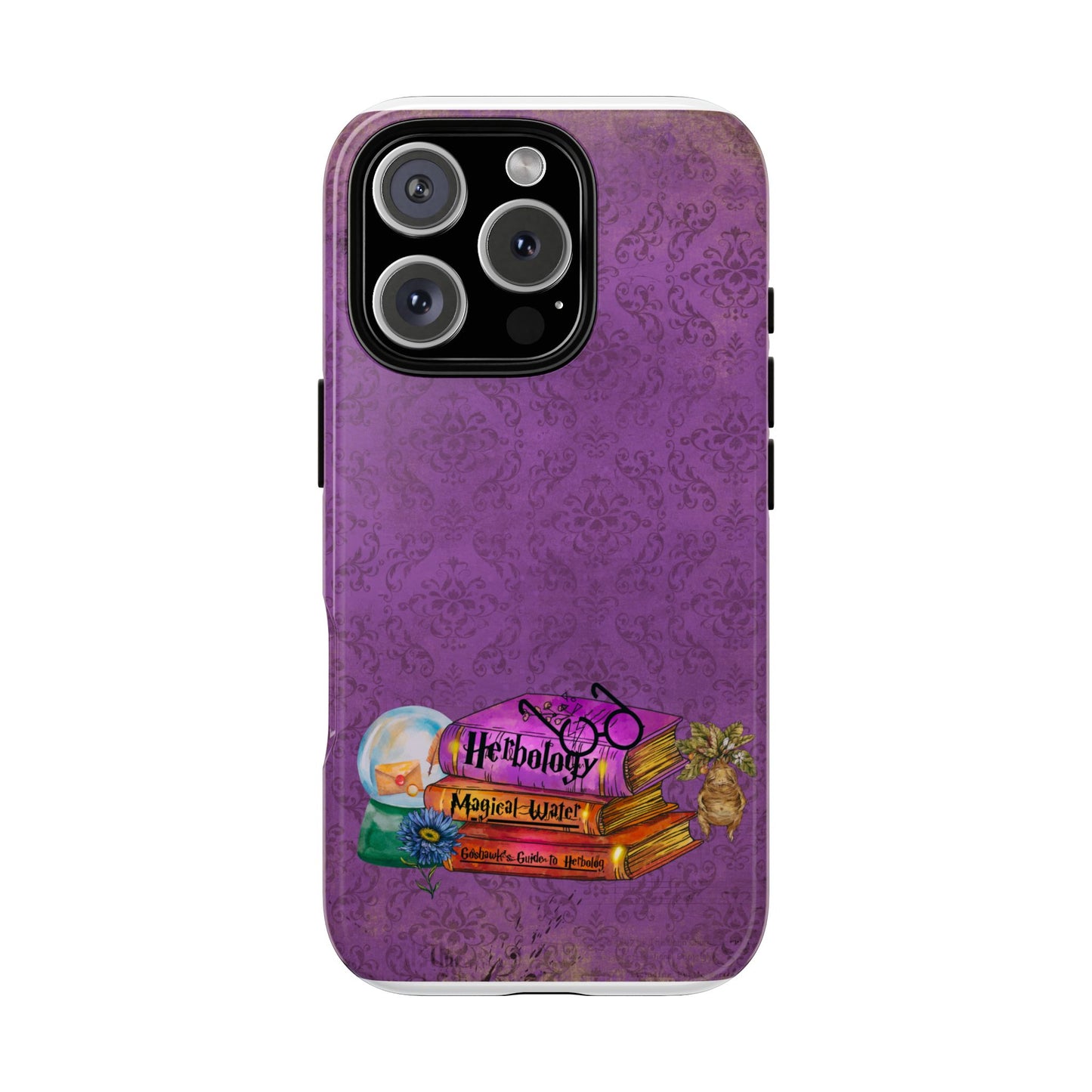 Herbology, Magical Water Witchy Phone Case for iPhone, Samsung & Google Pixel, Books Lover Gift