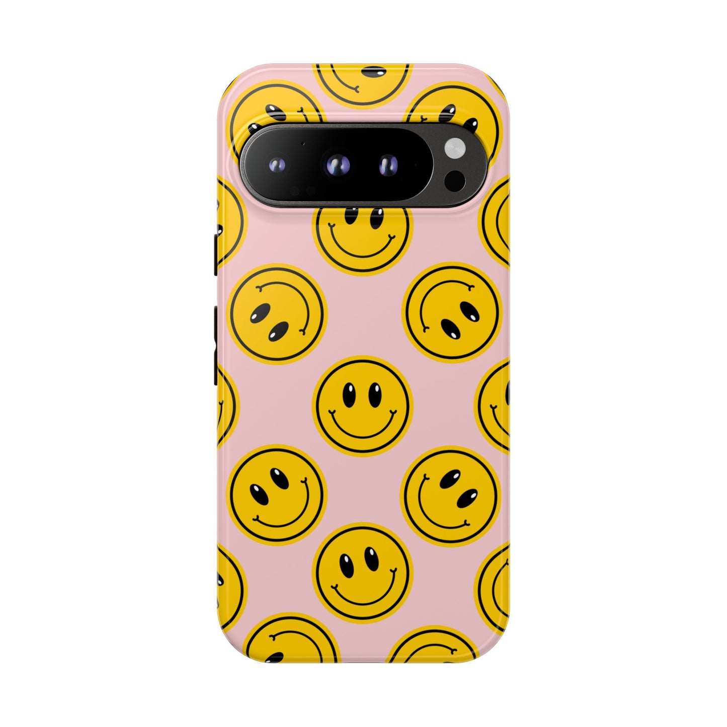 Retro Smiley Face Phone Case – Vintage Aesthetic Cover for iPhone, Samsung & Google Pixel