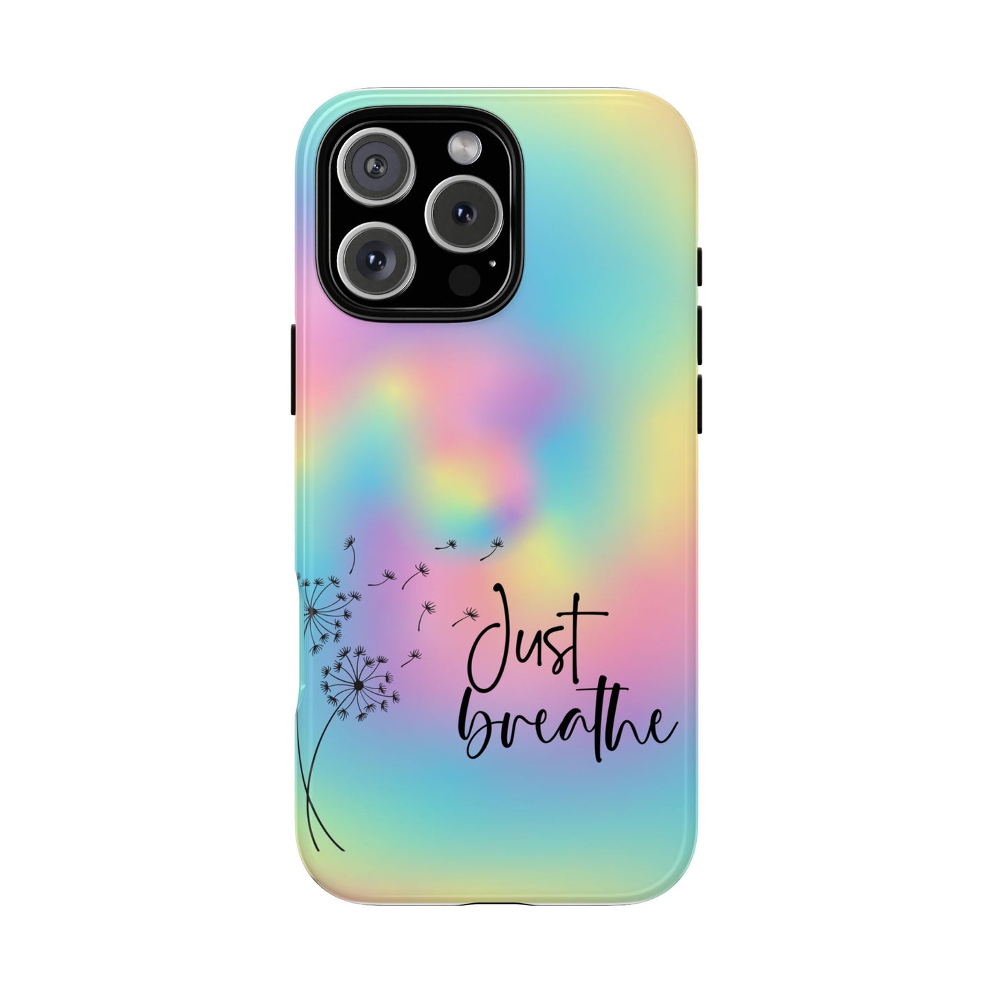 Just Breathe Phone Case - Aesthetic Minimalist Cover for iPhone, Samsung & Google Pixel