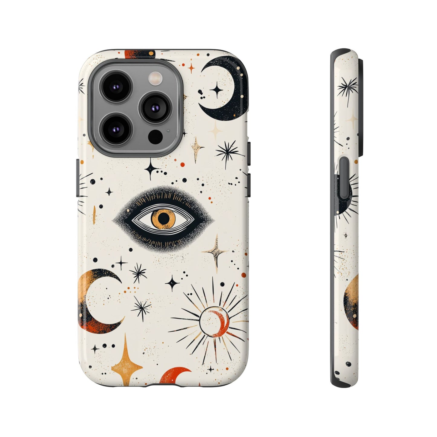 Mystic Moon & Stars Boho Phone Case for iPhone, Pixel & Samsung