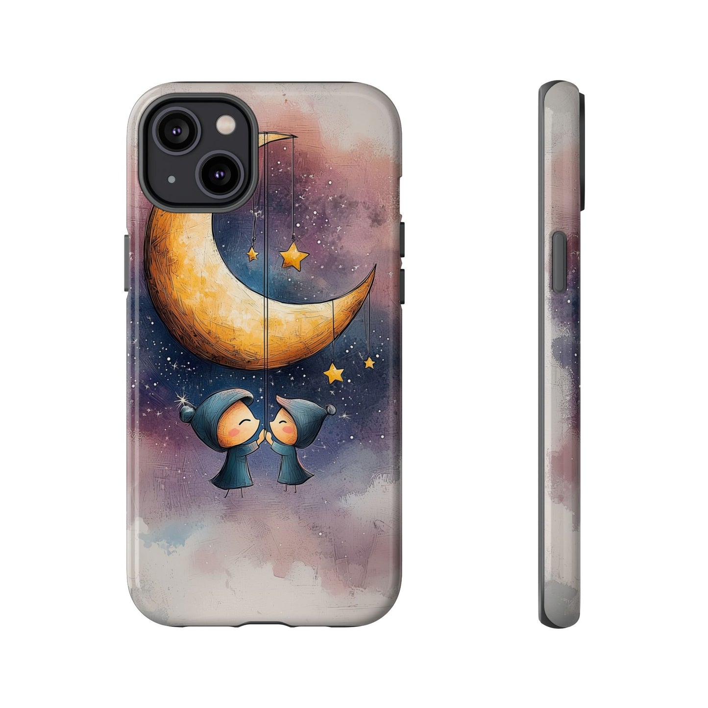 Dreamy Moonlight Duo Phone Case for iPhone, Samsung, Google Pixel