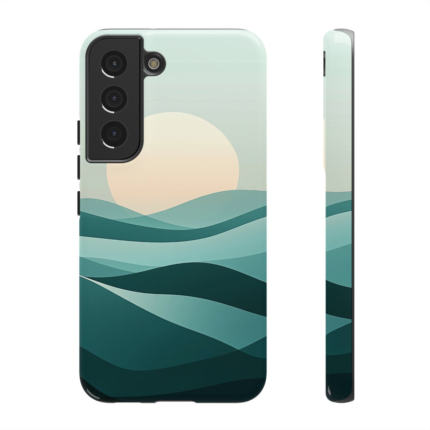 Tranquil Dunes – Abstract Sunset Phone Case for iPhone, Samsung & Pixel