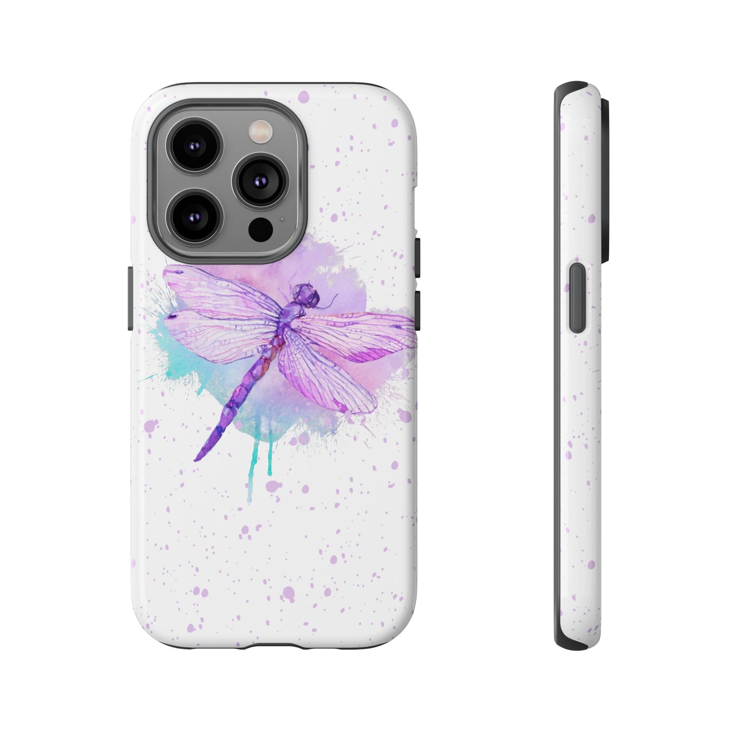 Watercolor Dragonfly Print Phone Case - iPhone, Samsung & Google Pixel Cover - Artistic Phone Case, Insect Lover Gift