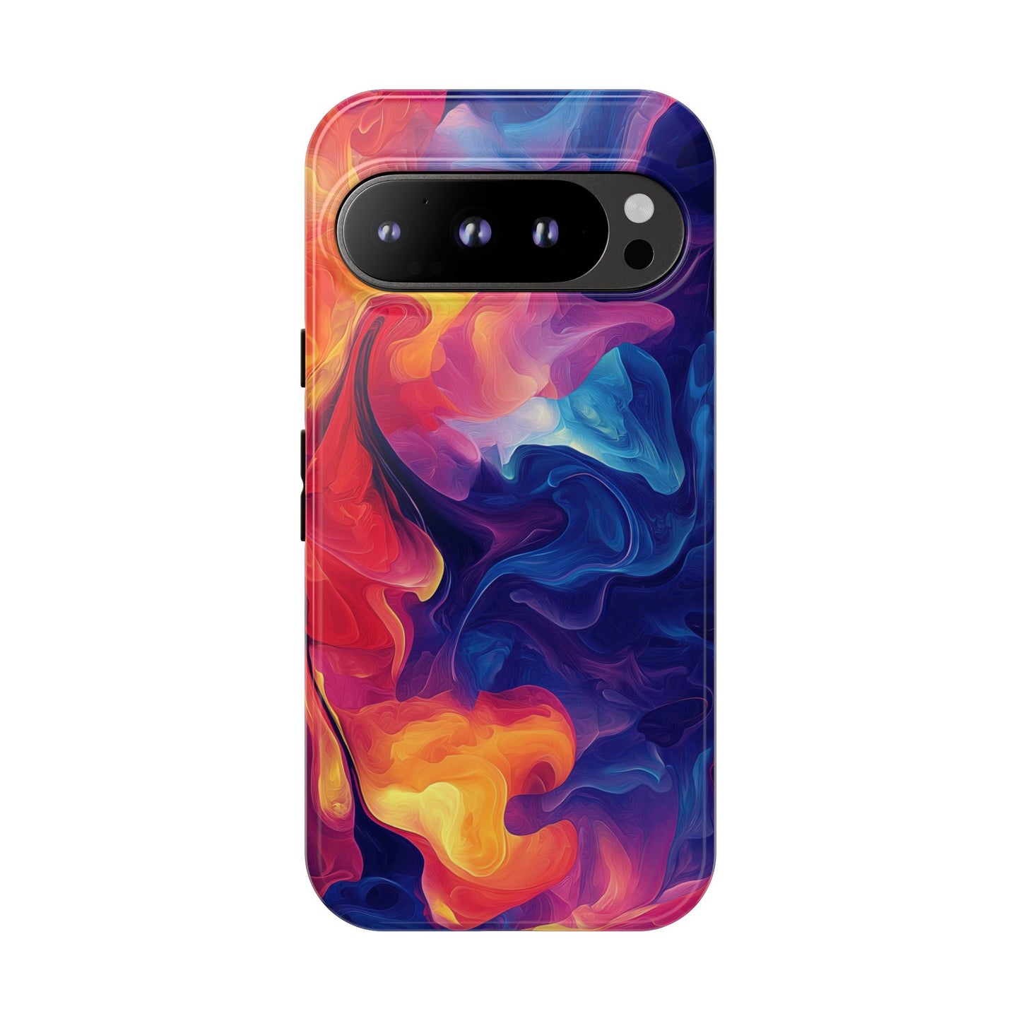 Cosmic Bloom – Abstract Vortex Phone Case for iPhone, Samsung & Pixel